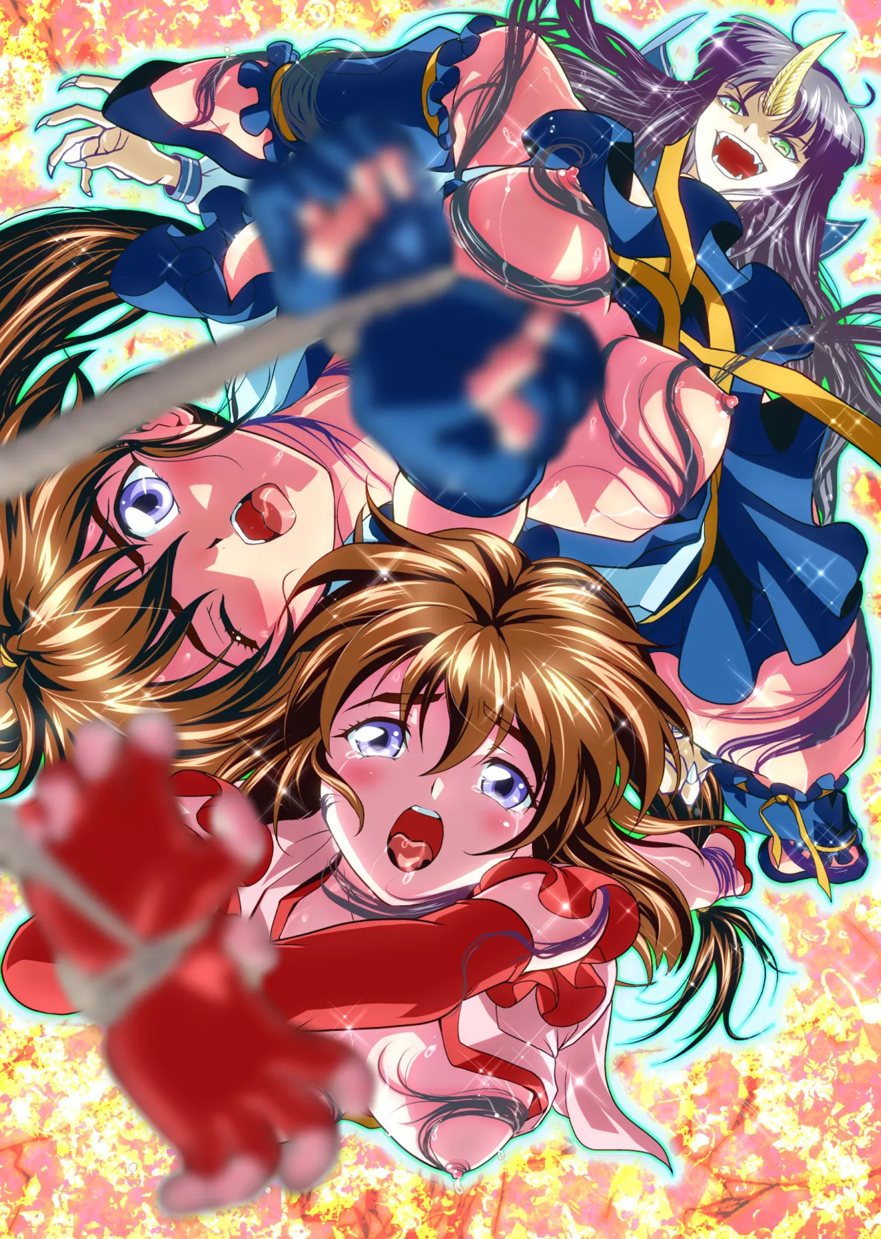 Zako Oni ga Kakoni Tensei site Tenteki no Hutago Miko ni Gyakuten Ribenzi！ FULLCOLOR page 31 featuring mai amatsu twin angels parody - full color mosaic censorship hentai manga - read online free