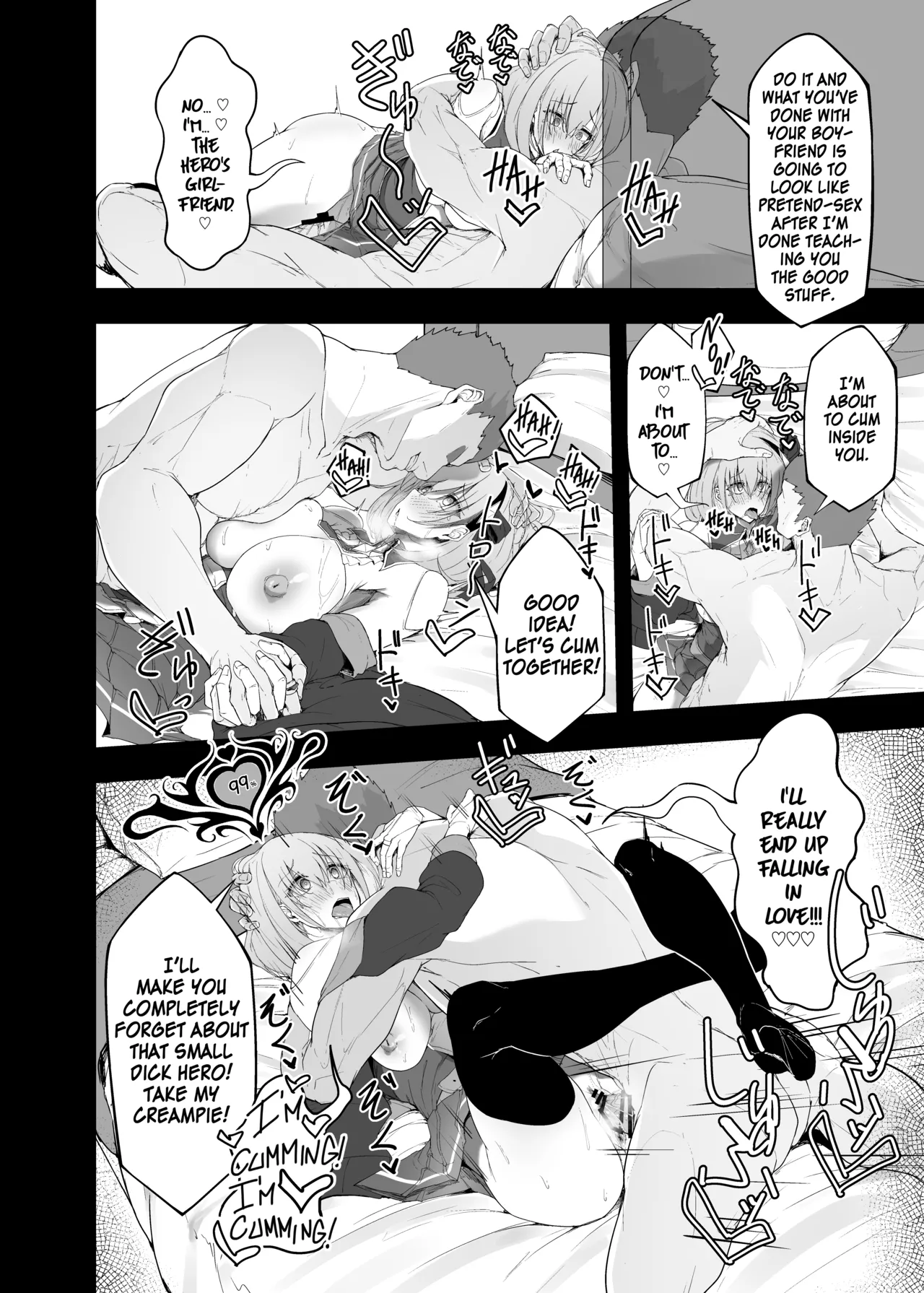 Yuusha no Kanojo wa NTRreru - Heroine no Netorareru | The Hero’s Girlfriend Gets NTR’d page 55 original parody - sole female sole male hentai manga - read online free