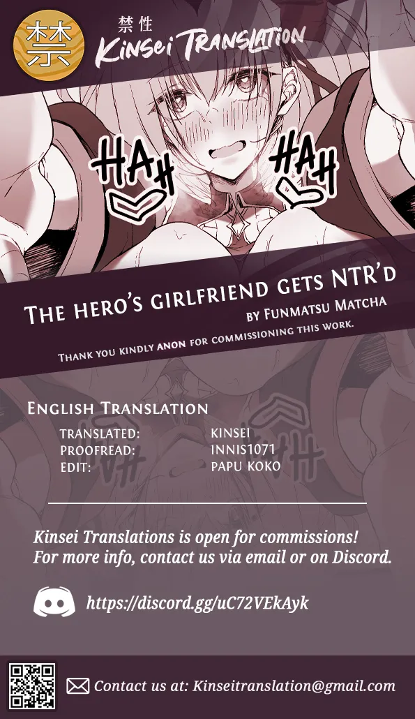 Yuusha no Kanojo wa NTRreru - Heroine no Netorareru | The Hero’s Girlfriend Gets NTR’d page 61 original parody - squirting kissing hentai manga - read online free