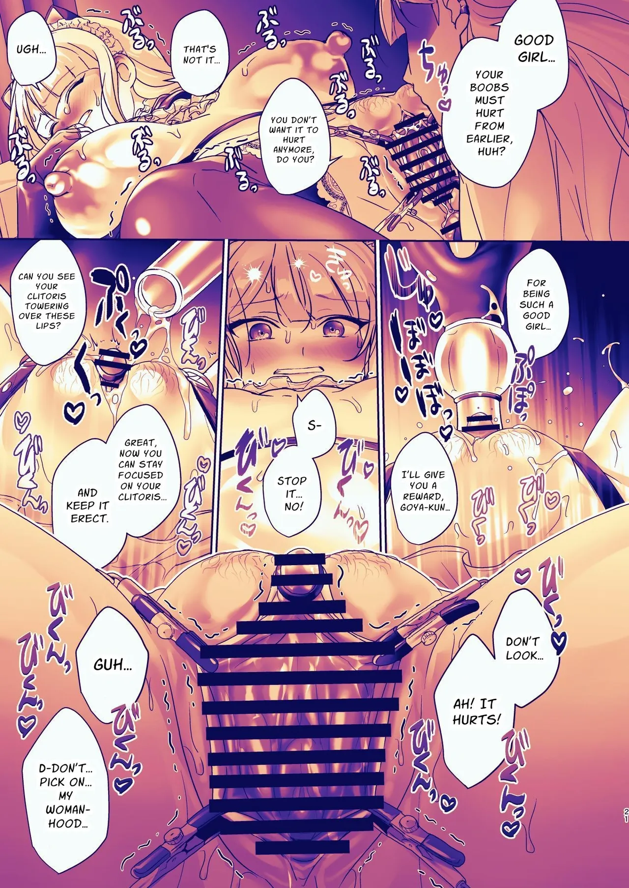 Seitokaichou wa Nyotaika kara Nigenai | The Council President Cannot Escape Feminization page 21 original parody - x-ray kemonomimi hentai manga - read online free