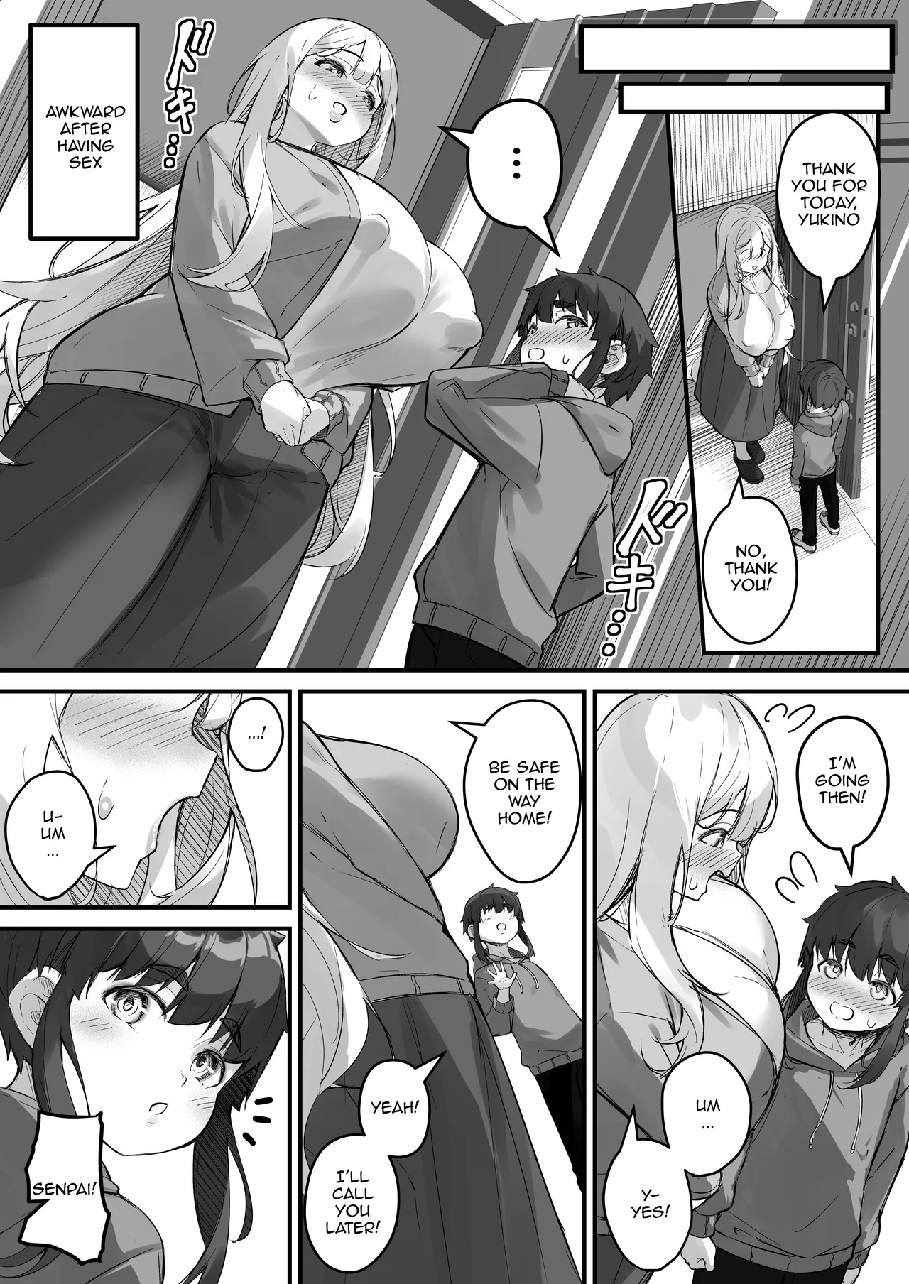 [Baku-π-dou (Kuchi VE)] 2m no Toshishita Kanojo | My 2-Meter-Tall Younger Girlfriend [English] {Doujins.com} page 65 original parody - kissing virginity hentai manga - read online free