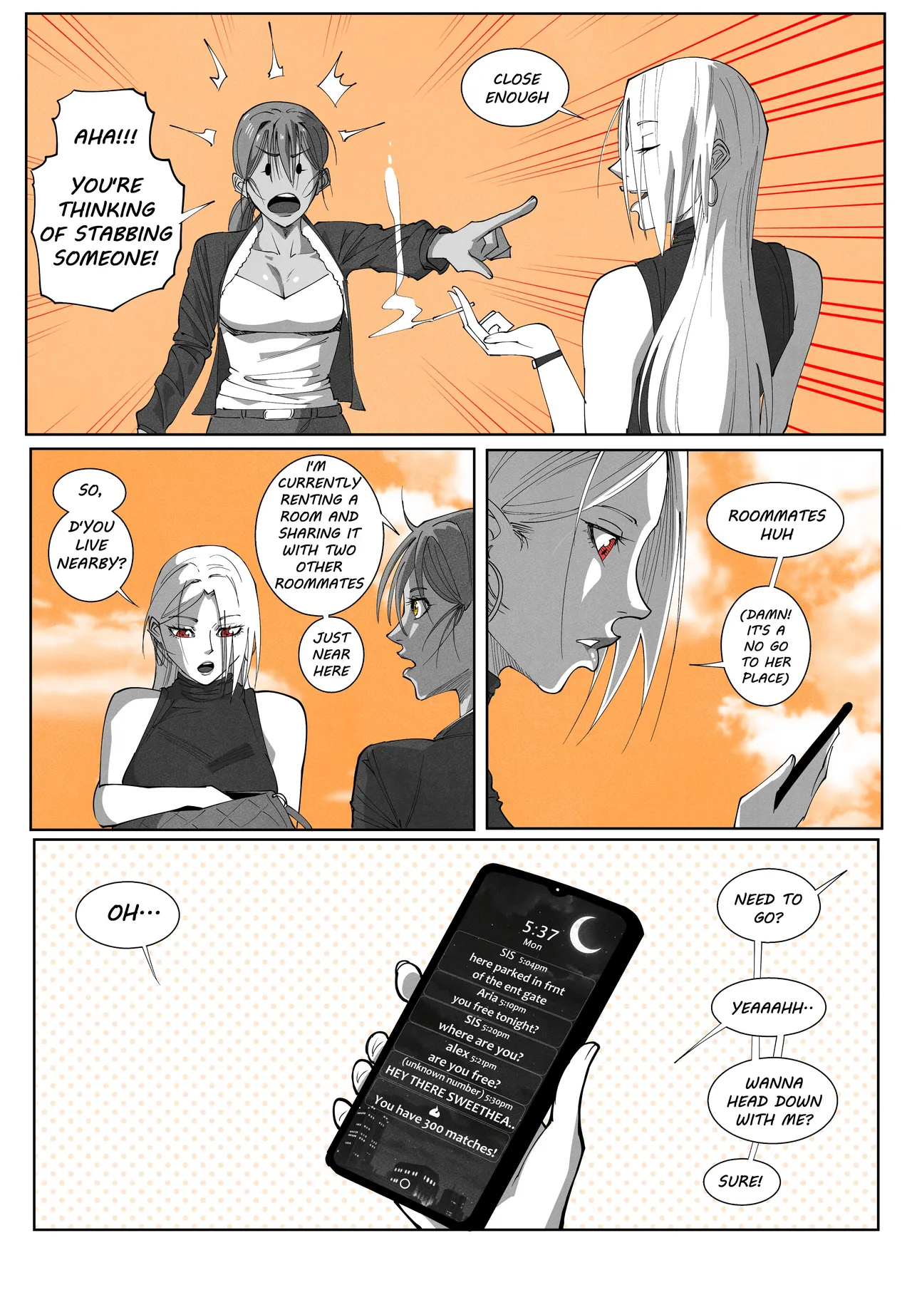 GNO: Girl's Night Out - Issue 02 page 105 original parody - ttf threesome futanari hentai manga - read online free