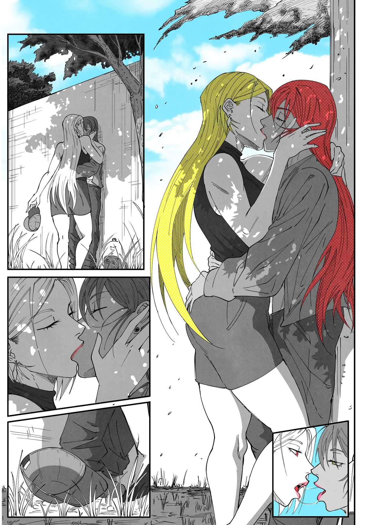 GNO: Girl's Night Out - Issue 02 page 149 original parody - ttf threesome futanari hentai manga - read online free