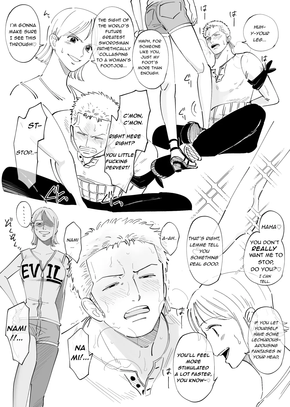【R18】ZoroNami page 13 featuring nami - sole female sole male hentai manga - read online free