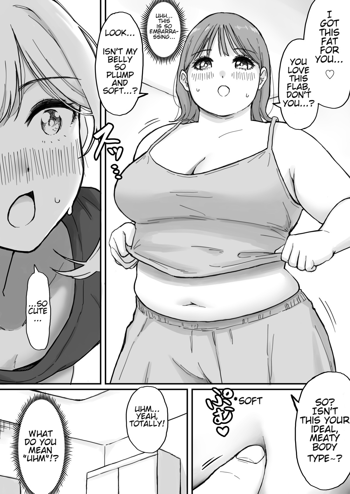 [ Rin ]  My boyfriend (a boy) had a fetish for excess fat [ Ongoing ] page 14 original parody - bbw weight gain hentai manga - read online free