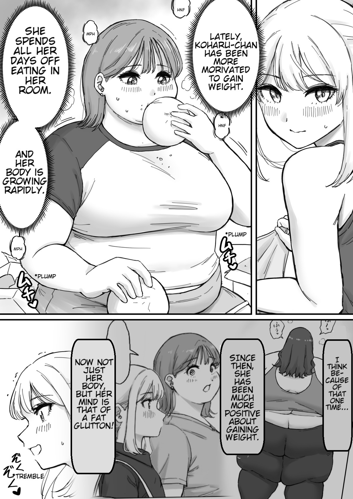[ Rin ]  My boyfriend (a boy) had a fetish for excess fat [ Ongoing ] page 23 original parody - bbw weight gain hentai manga - read online free