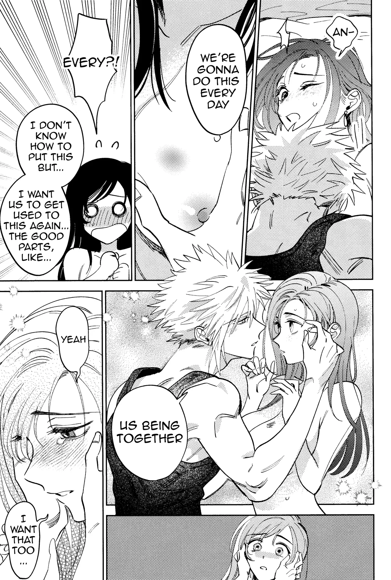 Somarune page 54 featuring cloud strife final fantasy vii parody - kissing big breasts hentai manga - read online free