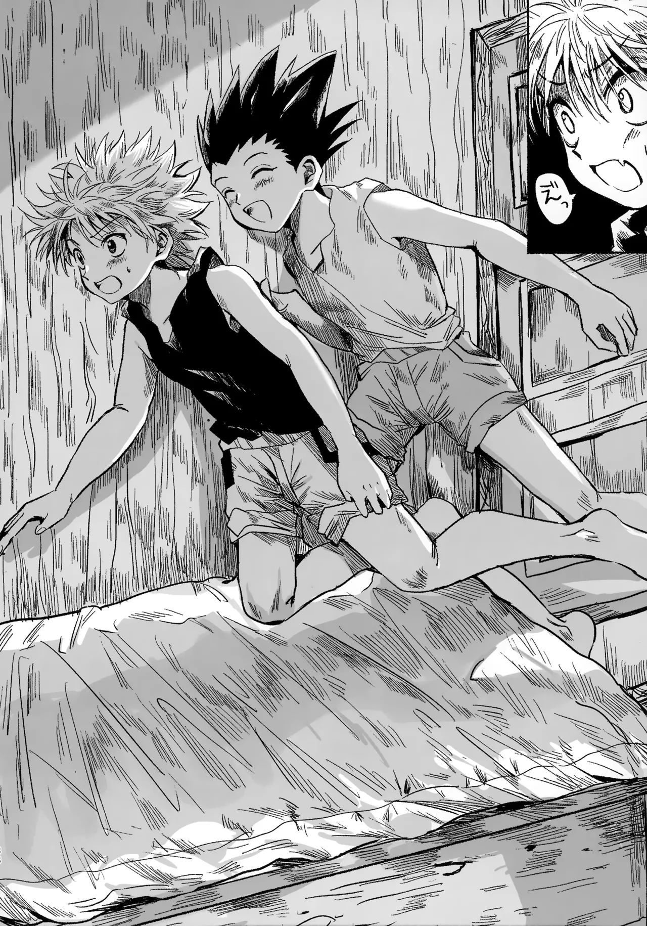 Hoshi no Mahoroba page 37 featuring gon freecss hunter x hunter parody - yaoi males only hentai manga - read online free