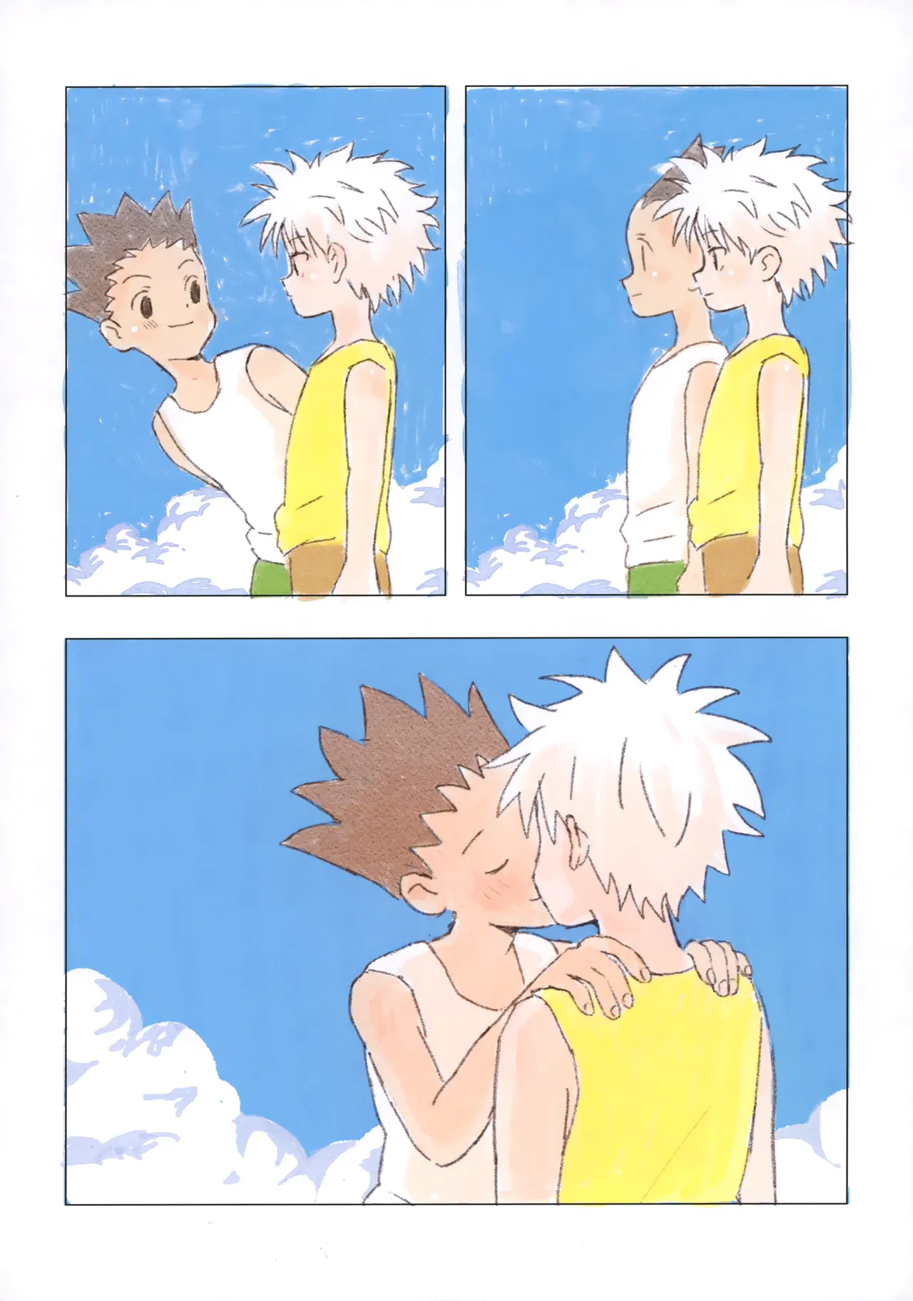 Ohayou Kara Oyasumi page 17 featuring gon freecss hunter x hunter parody - full color yaoi hentai manga - read online free