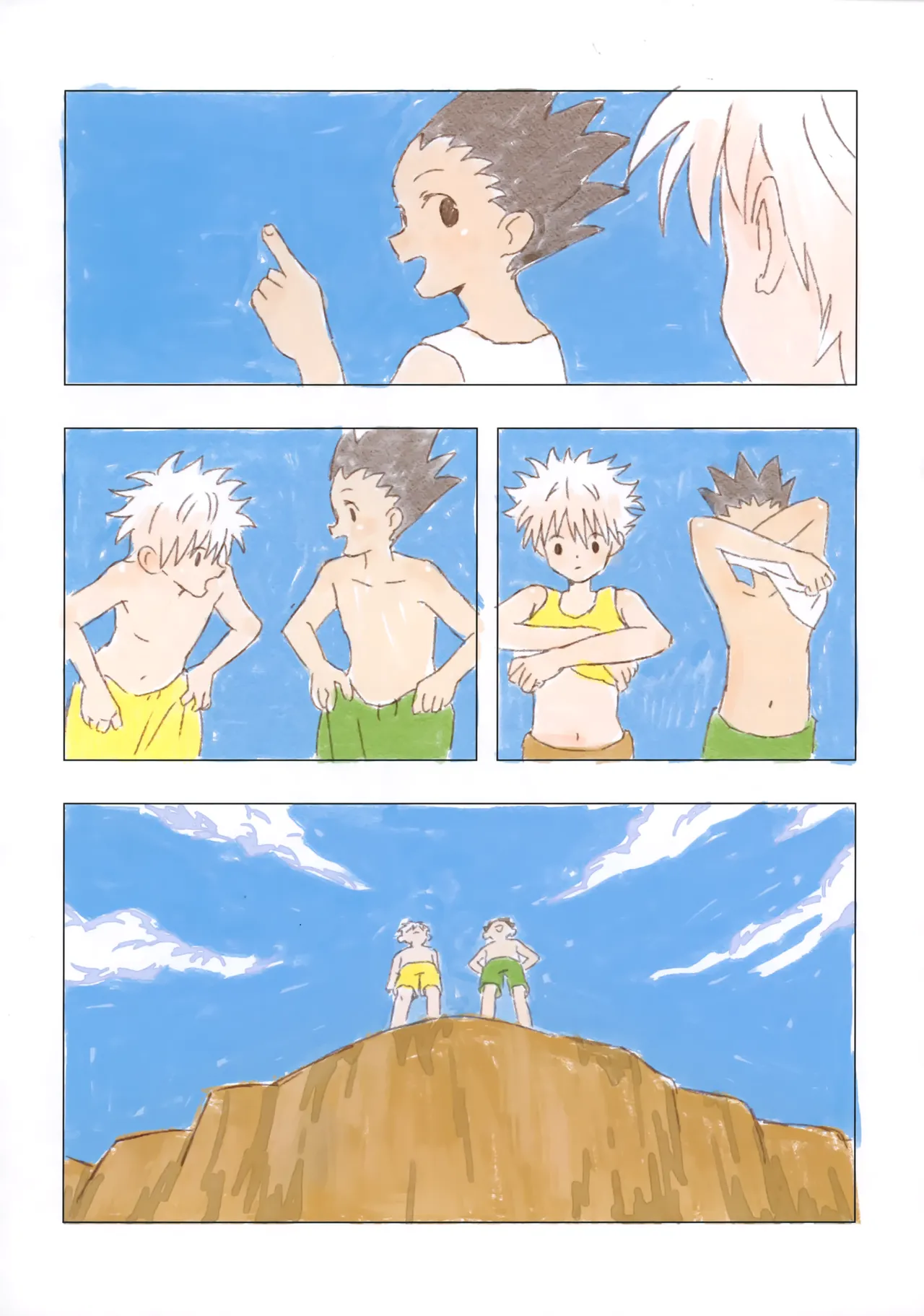 Ohayou Kara Oyasumi page 18 featuring gon freecss hunter x hunter parody - full color males only hentai manga - read online free