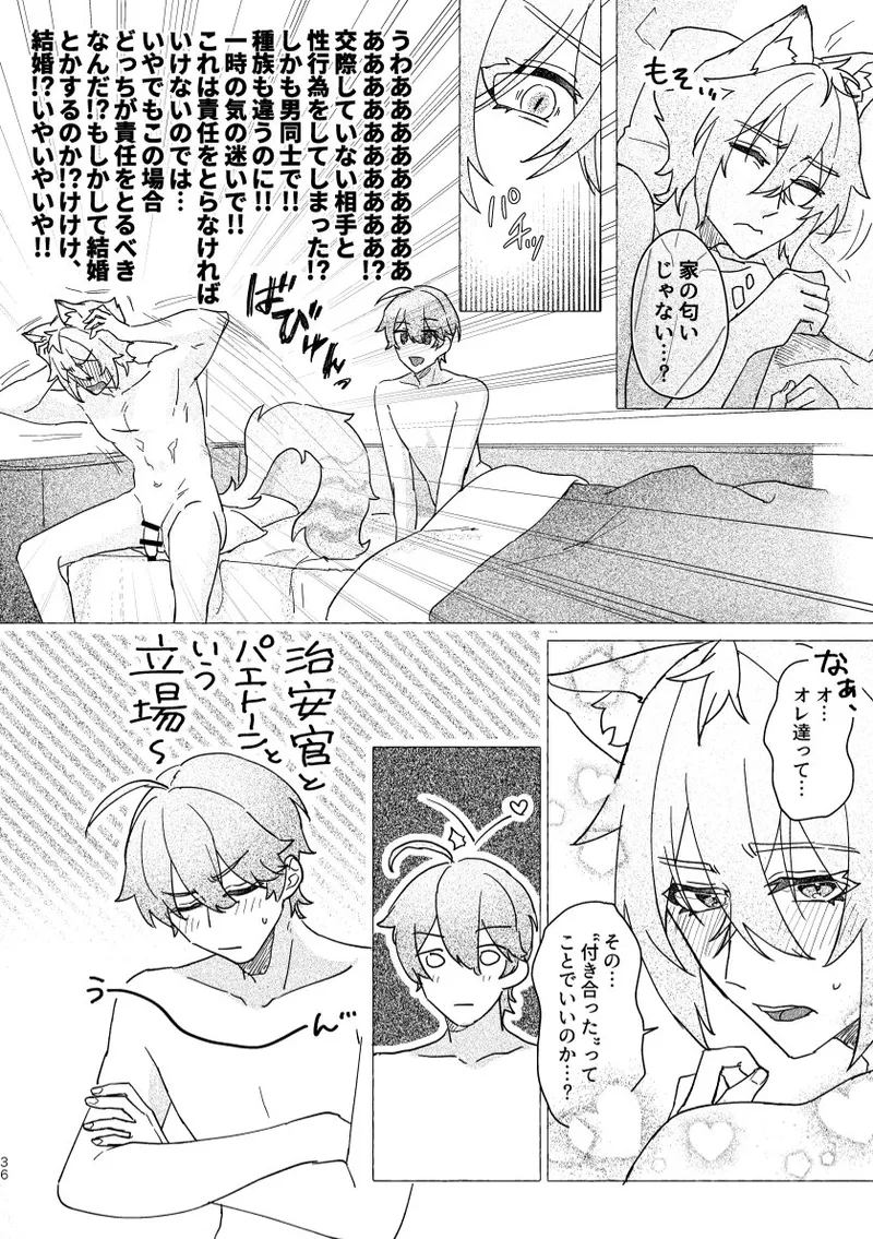 Seth no Neko Bubun, Okarishimasu page 36 featuring wise zenless zone zero parody - kemonomimi tail hentai manga - read online free