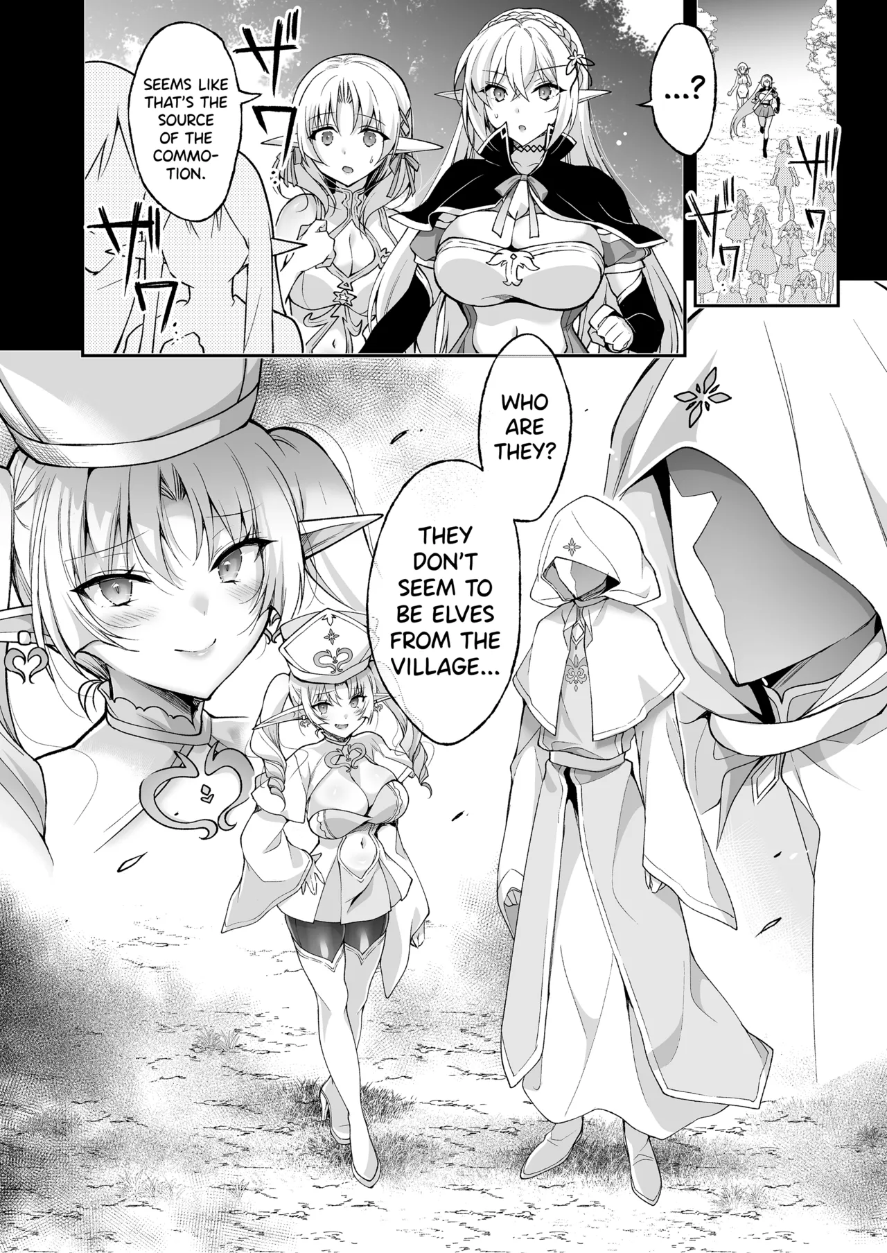 Elf ni Inmon o Tsukeru Hon LEVEL:8 page 44 original parody - elf big breasts hentai manga - read online free