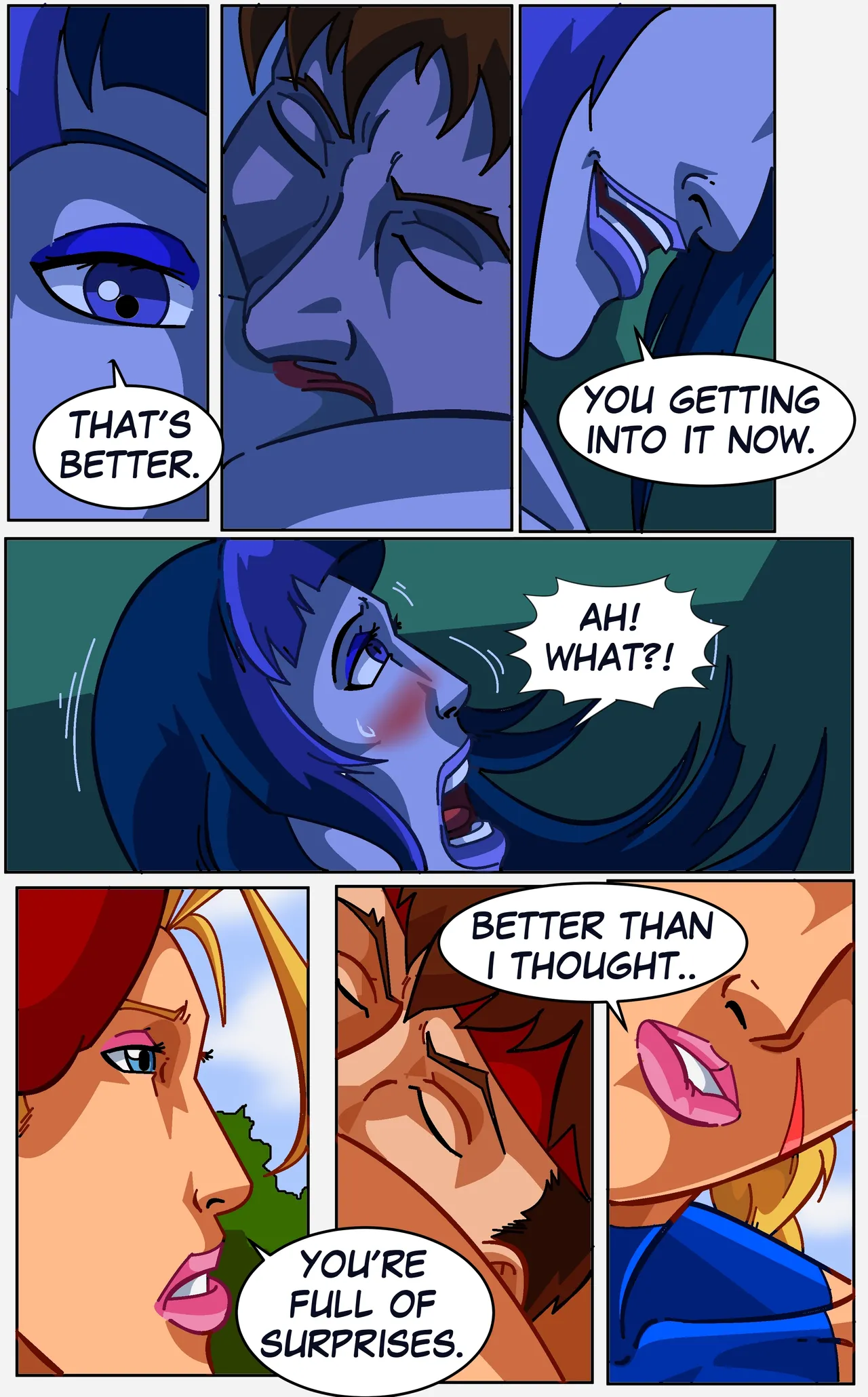 Her nighttime desires page 15 featuring guile street fighter parody - nakadashi cunnilingus hentai manga - read online free