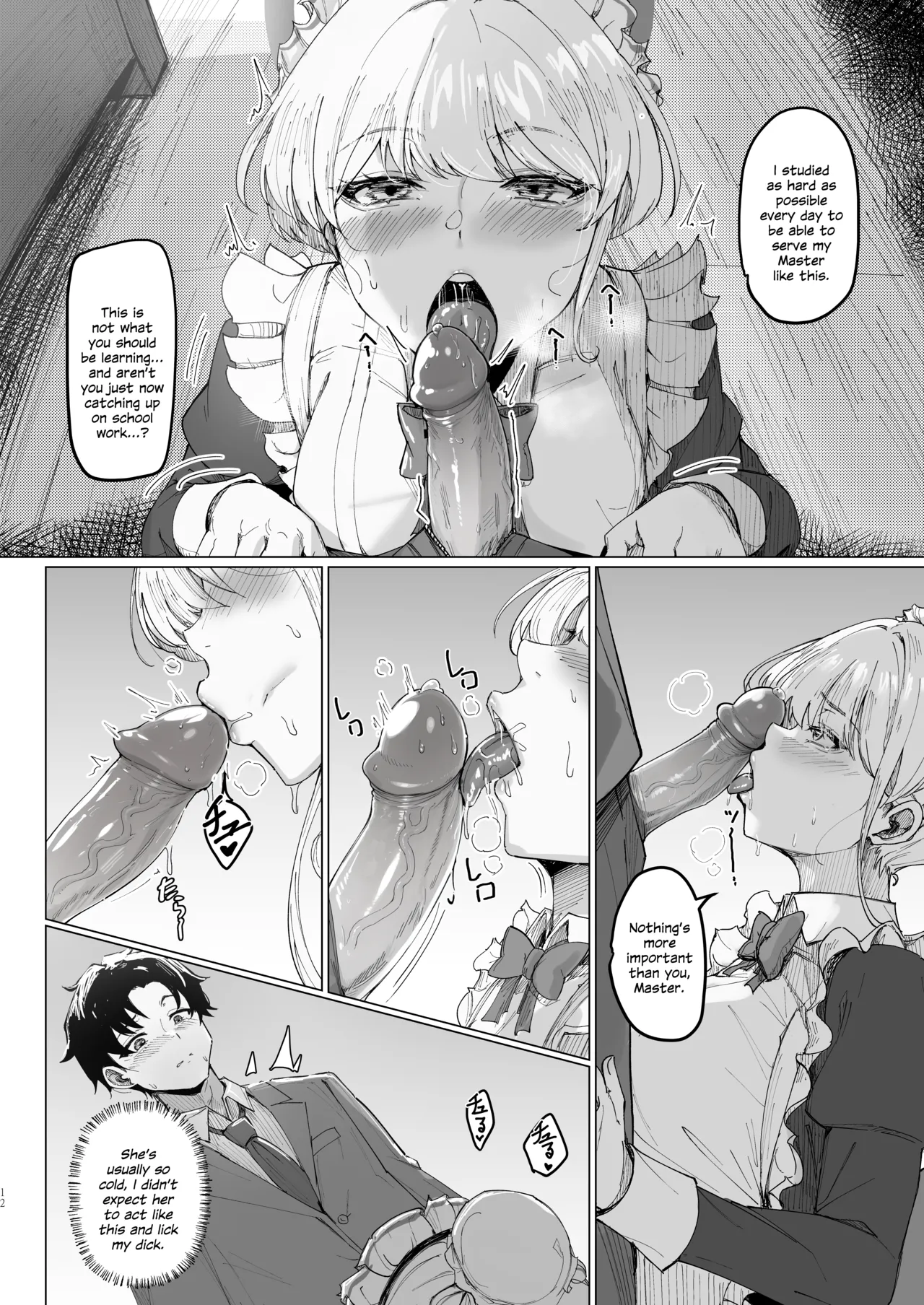 Secret Affection page 11 featuring sensei blue archive parody - maid big breasts hentai manga - read online free