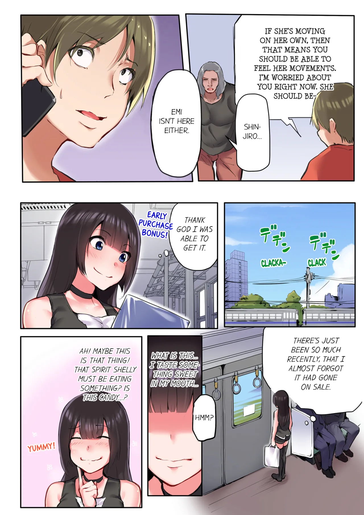 That Won't Fit...! All Night Sex with the Biggest Cock Vol.1-3 page 177 - mmf threesome group hentai manga - read online free