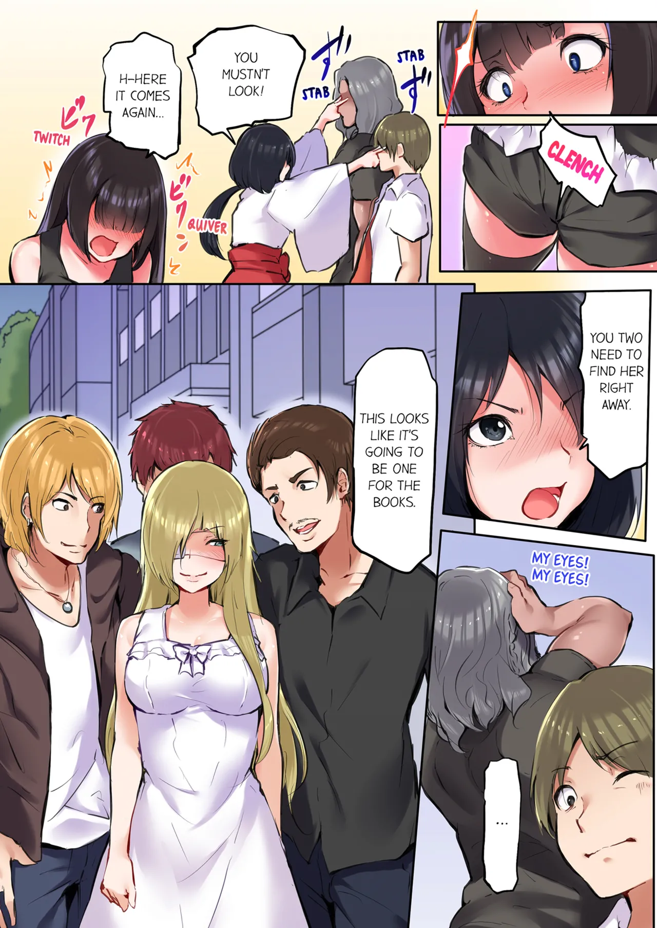That Won't Fit...! All Night Sex with the Biggest Cock Vol.1-3 page 195 - mmf threesome group hentai manga - read online free