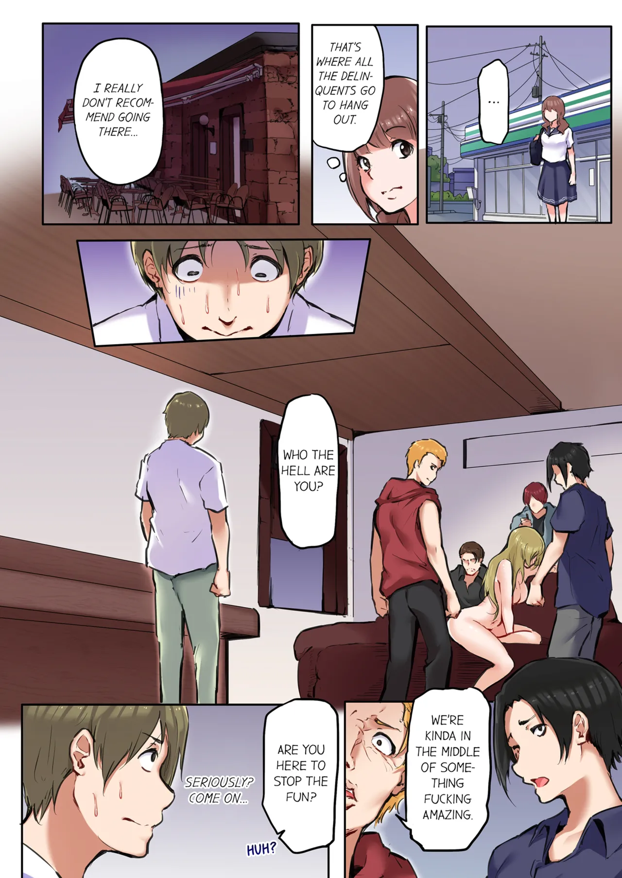 That Won't Fit...! All Night Sex with the Biggest Cock Vol.1-3 page 203 - sole female sole male hentai manga - read online free