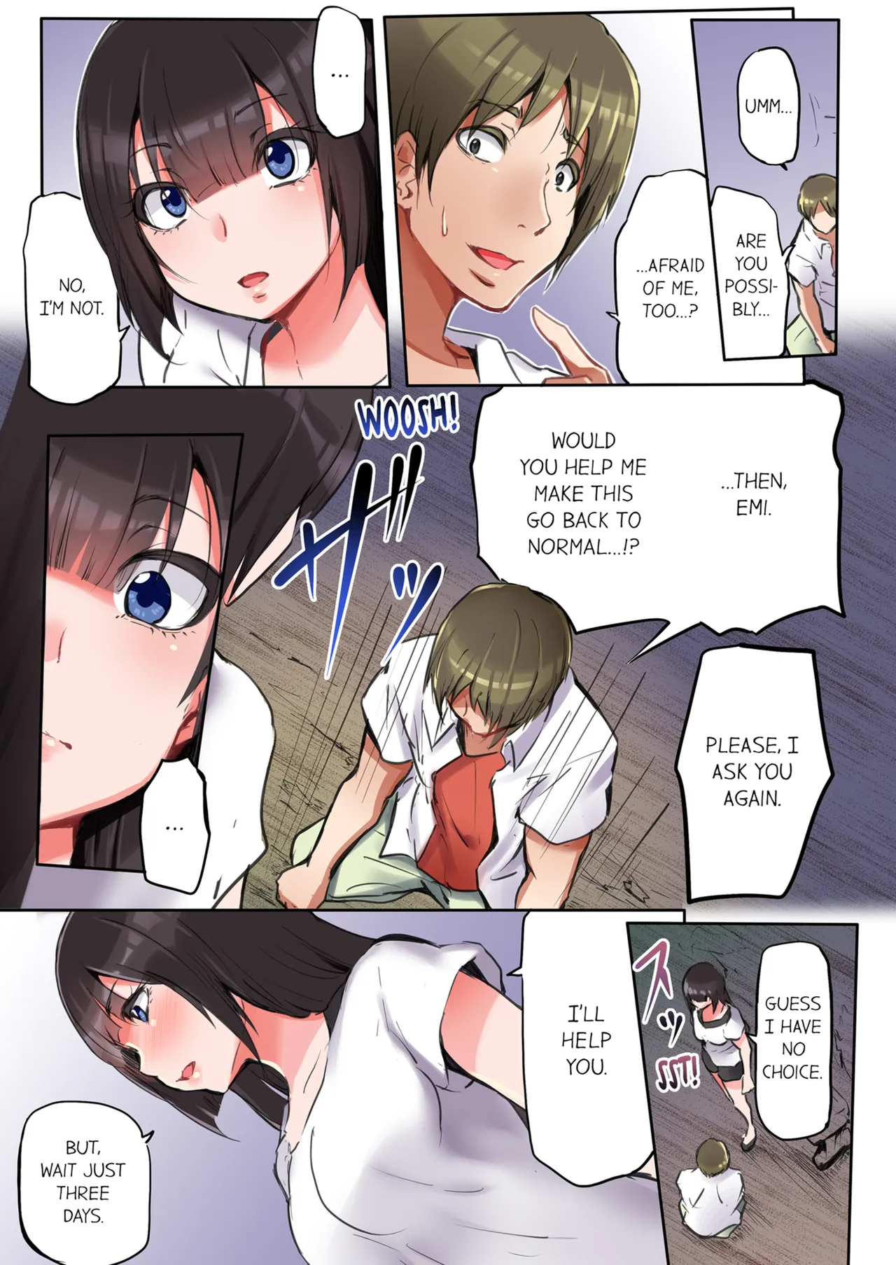 That Won't Fit...! All Night Sex with the Biggest Cock Vol.1-3 page 56 - mmf threesome group hentai manga - read online free