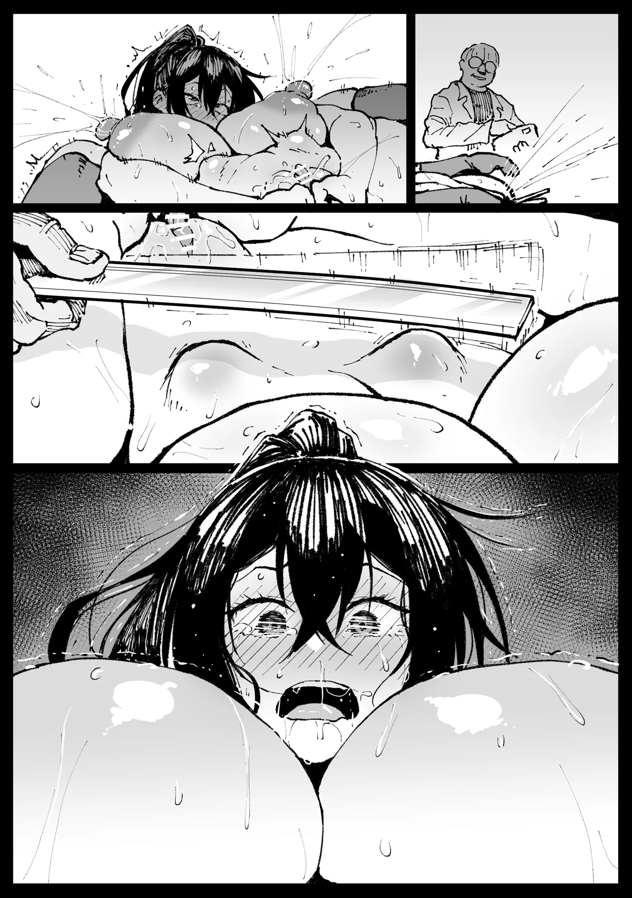 Nicchi na Seishori shiteru Tsubaki-san | Tsubakis niche masturbation practices page 20 original parody - big breasts big nipples hentai manga - read online free
