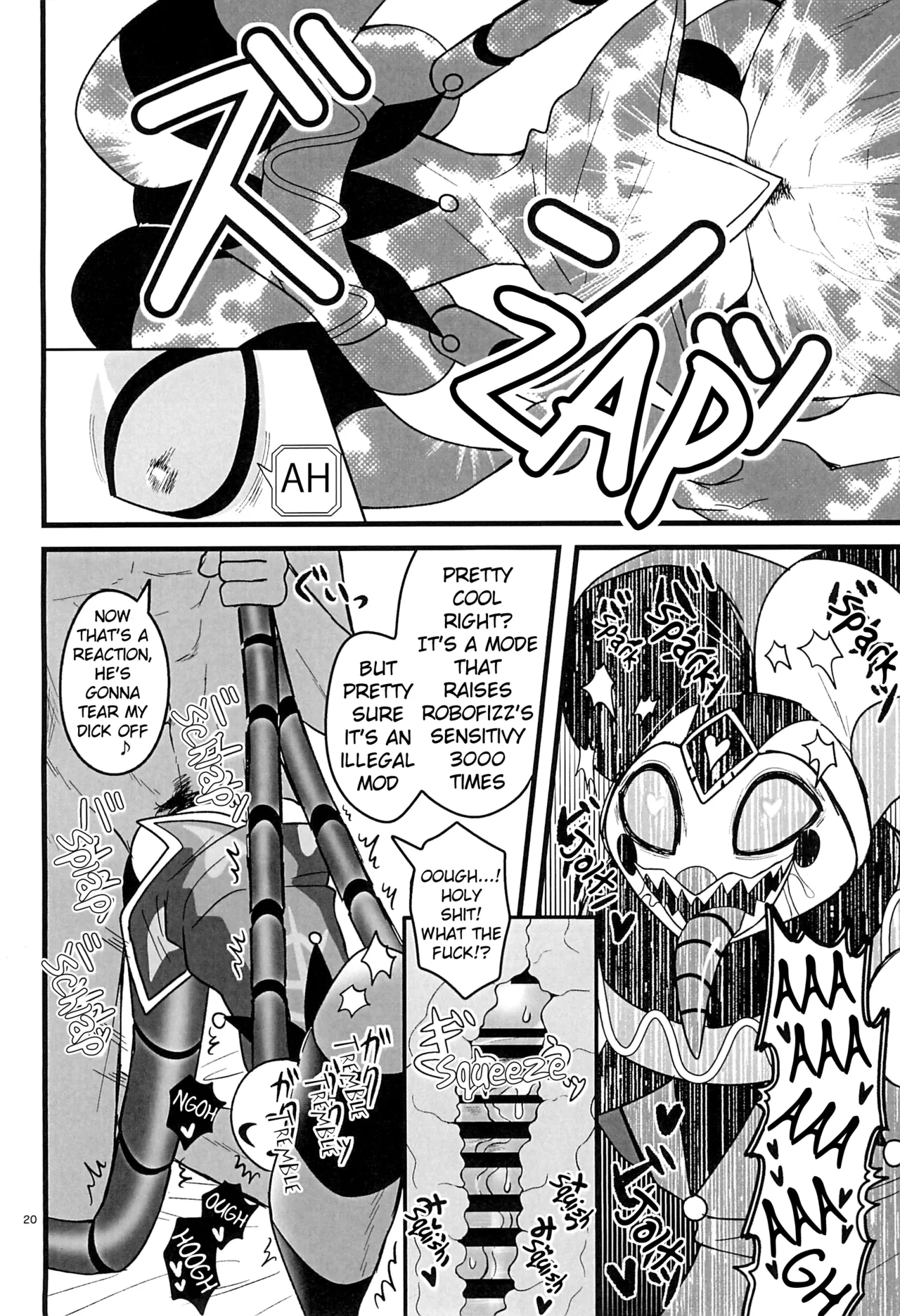 RoboFizz to Asobo  | Playing with RoboFizz page 19 helluva boss parody - nakadashi robot hentai manga - read online free
