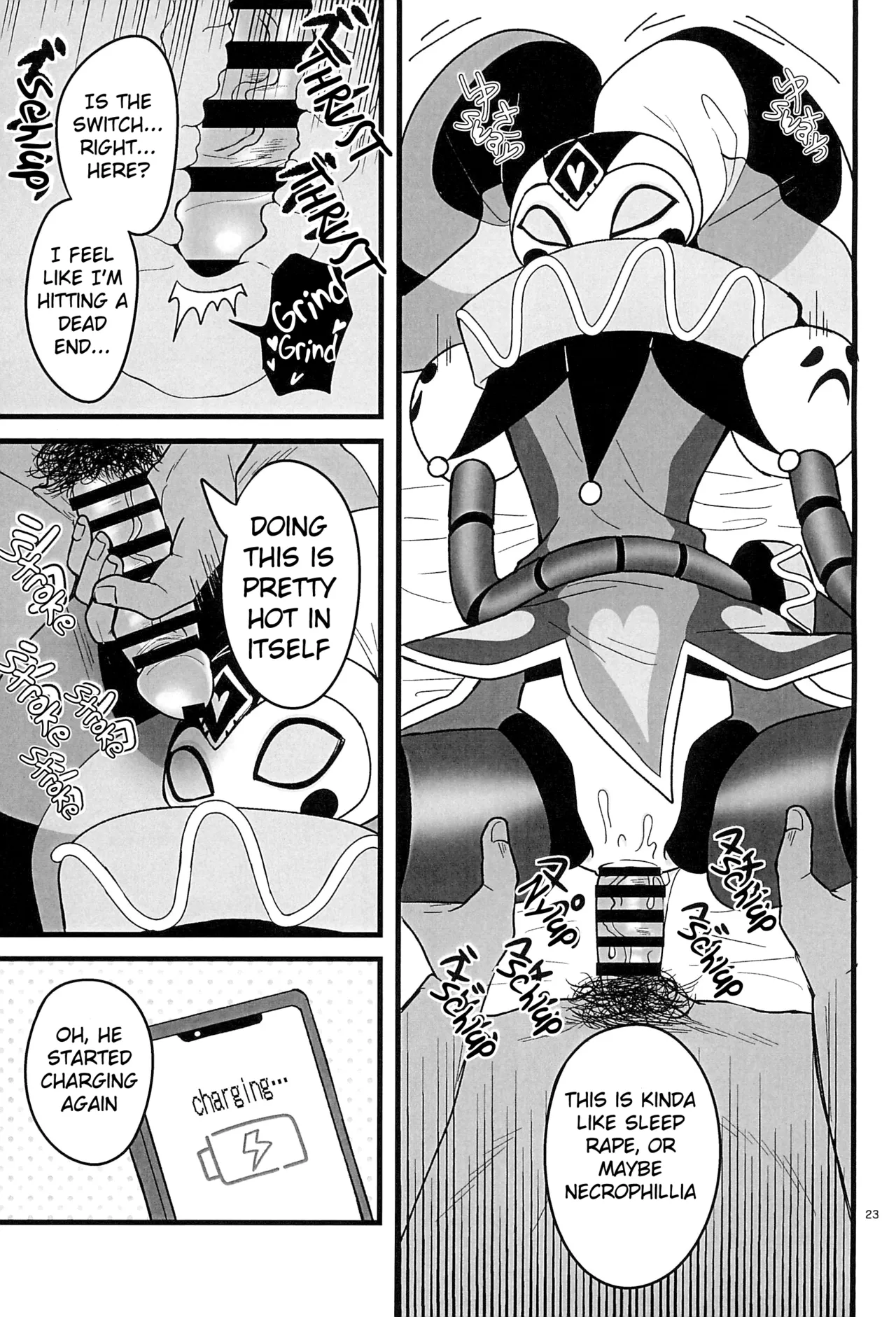 RoboFizz to Asobo  | Playing with RoboFizz page 22 helluva boss parody - nakadashi robot hentai manga - read online free