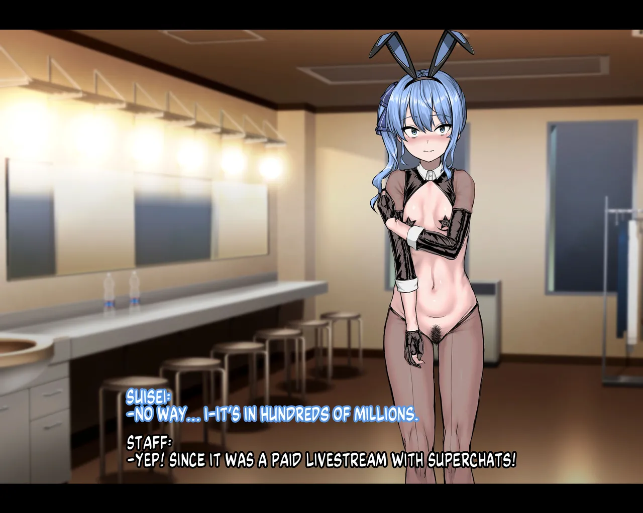 Hoshi no Ochikata | How the Star Fell page 71 featuring hoshimachi suisei hololive parody - nakadashi gloves hentai manga - read online free