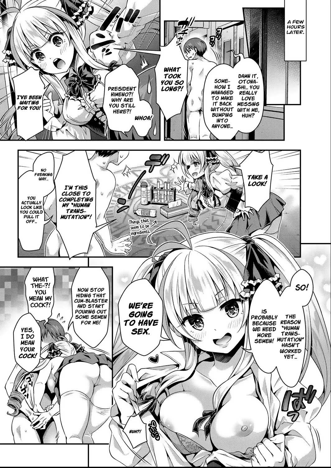 Occult Kenkyuubu: Jintai Rensei | Occult Research Club: Human Transmutation 01 + 02 page 43 - kissing virginity hentai manga - read online free