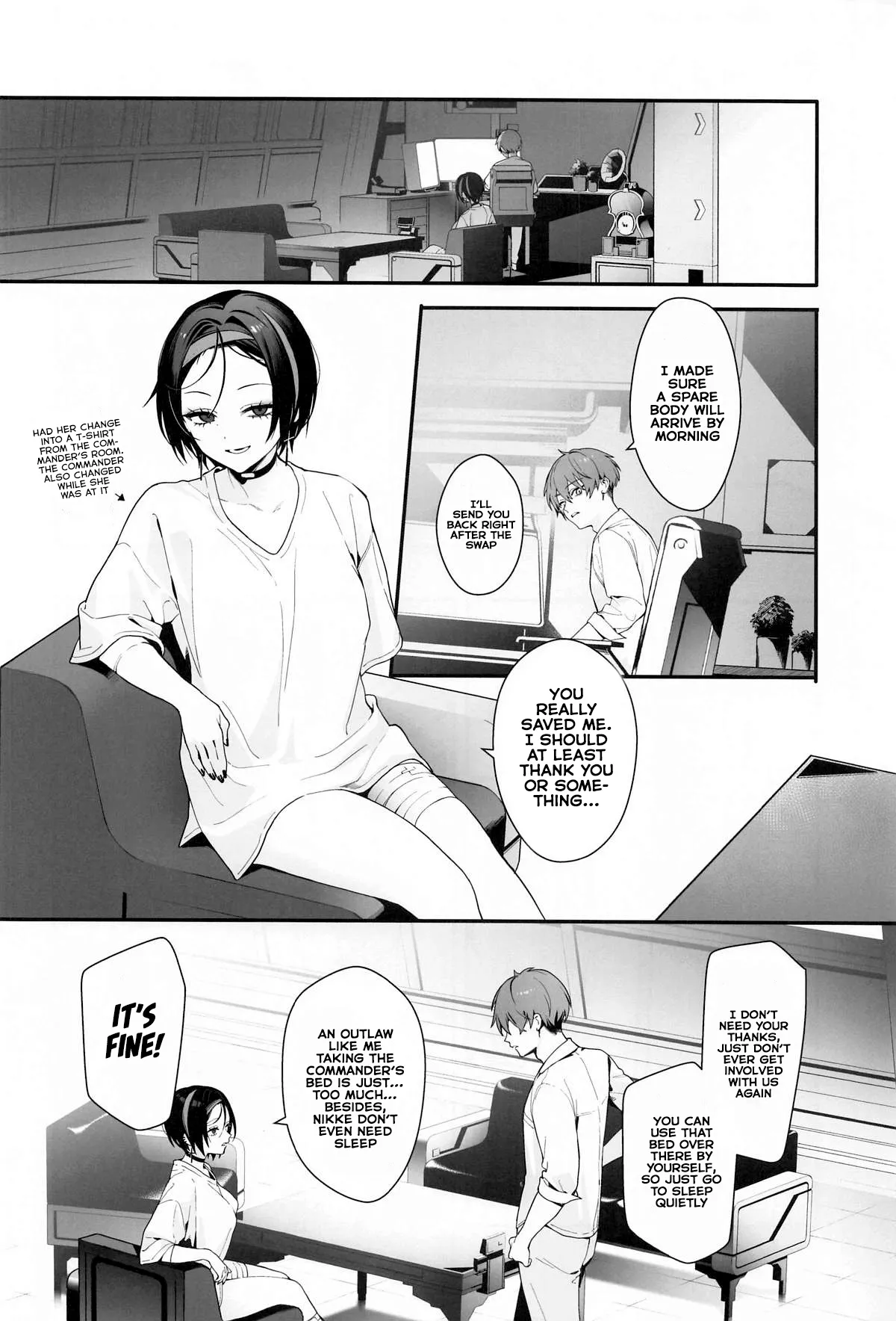 Self abuse page 13 featuring shikikan goddess of victory nikke parody - sole female sole male hentai manga - read online free