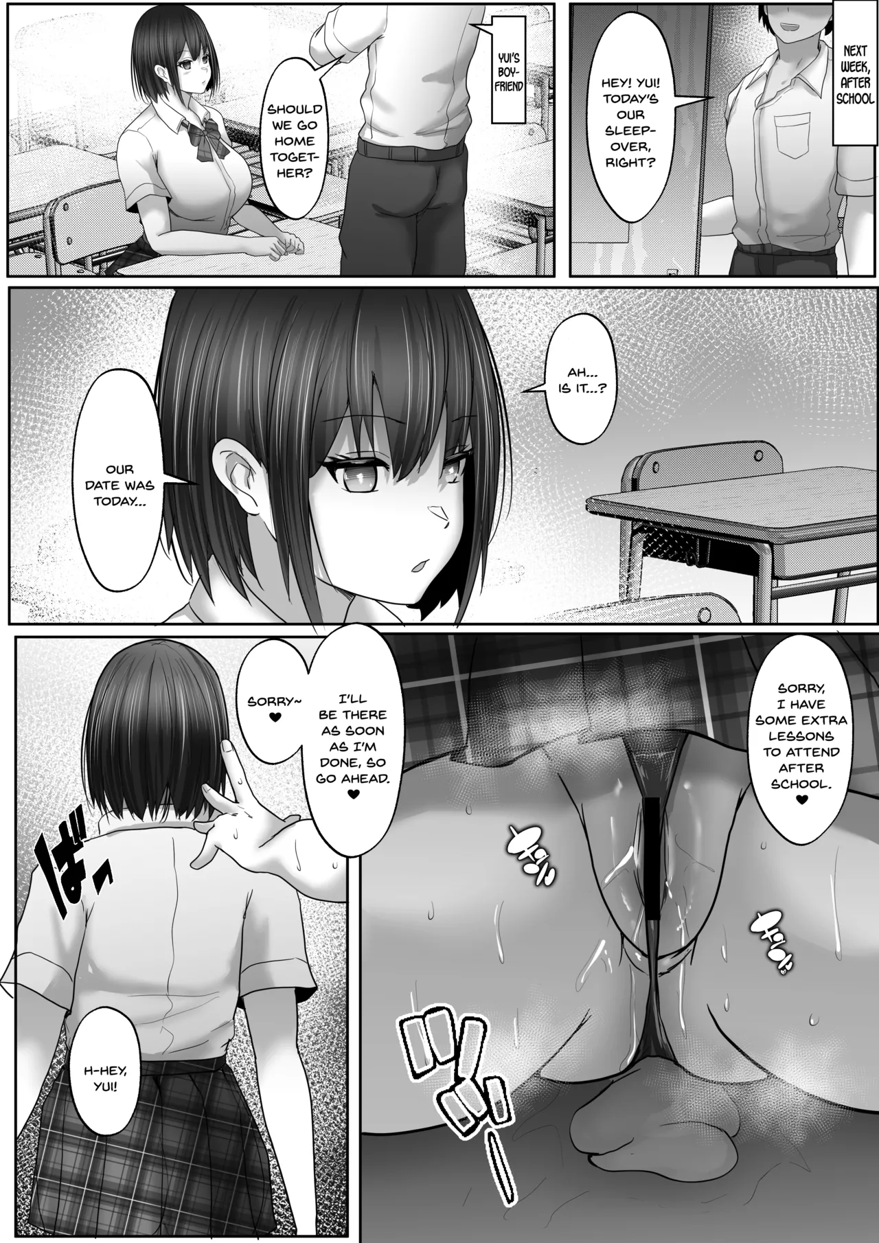 Sex Hijoukin Koushi 1 Kareshi Hitosuji datta Kyonyuu Joshikousei o Kokoro made Netotte Nakadashi! page 67 original parody - squirting handjob hentai manga - read online free