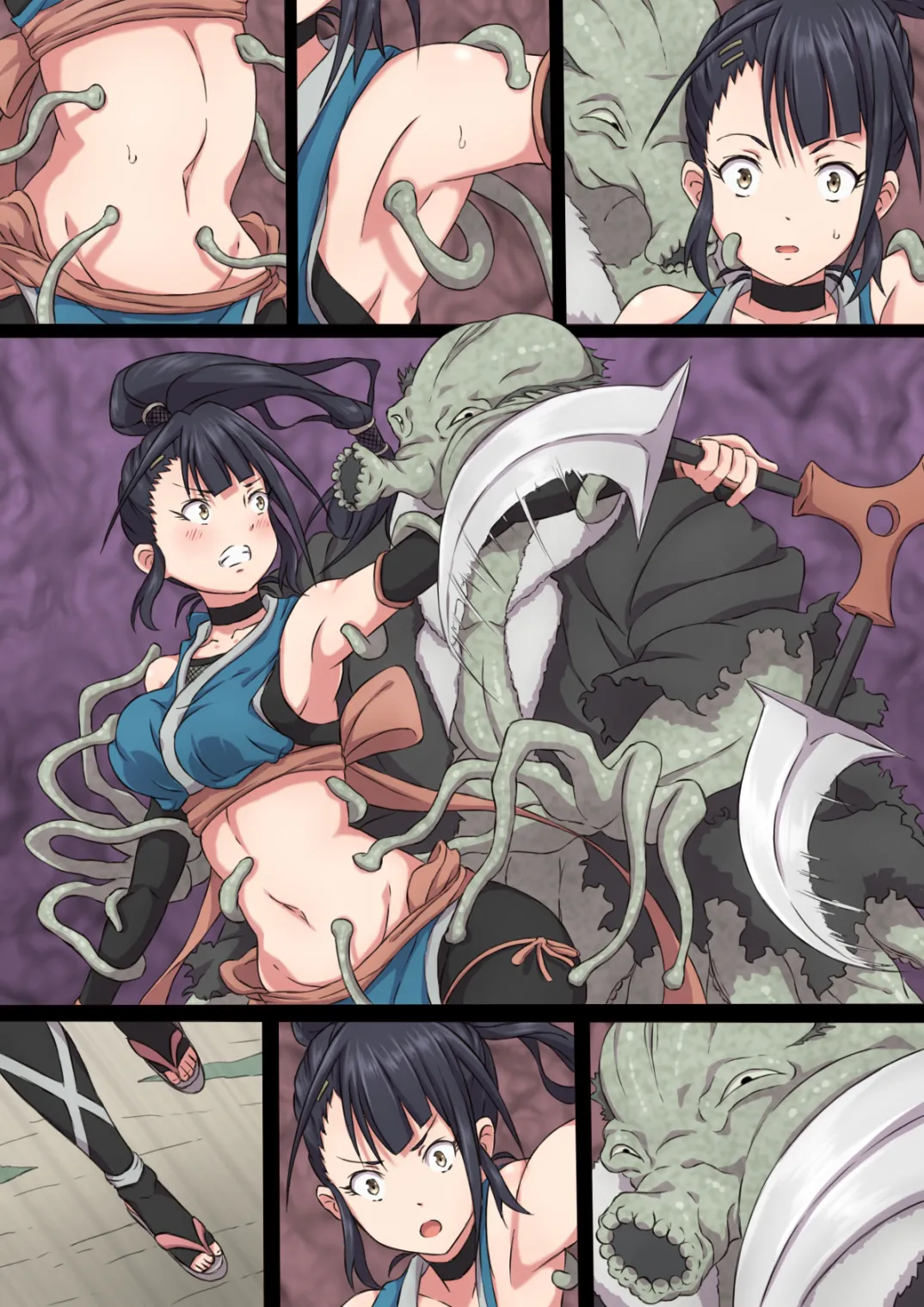 Kunoichi Ayame's Defeat - Page 57