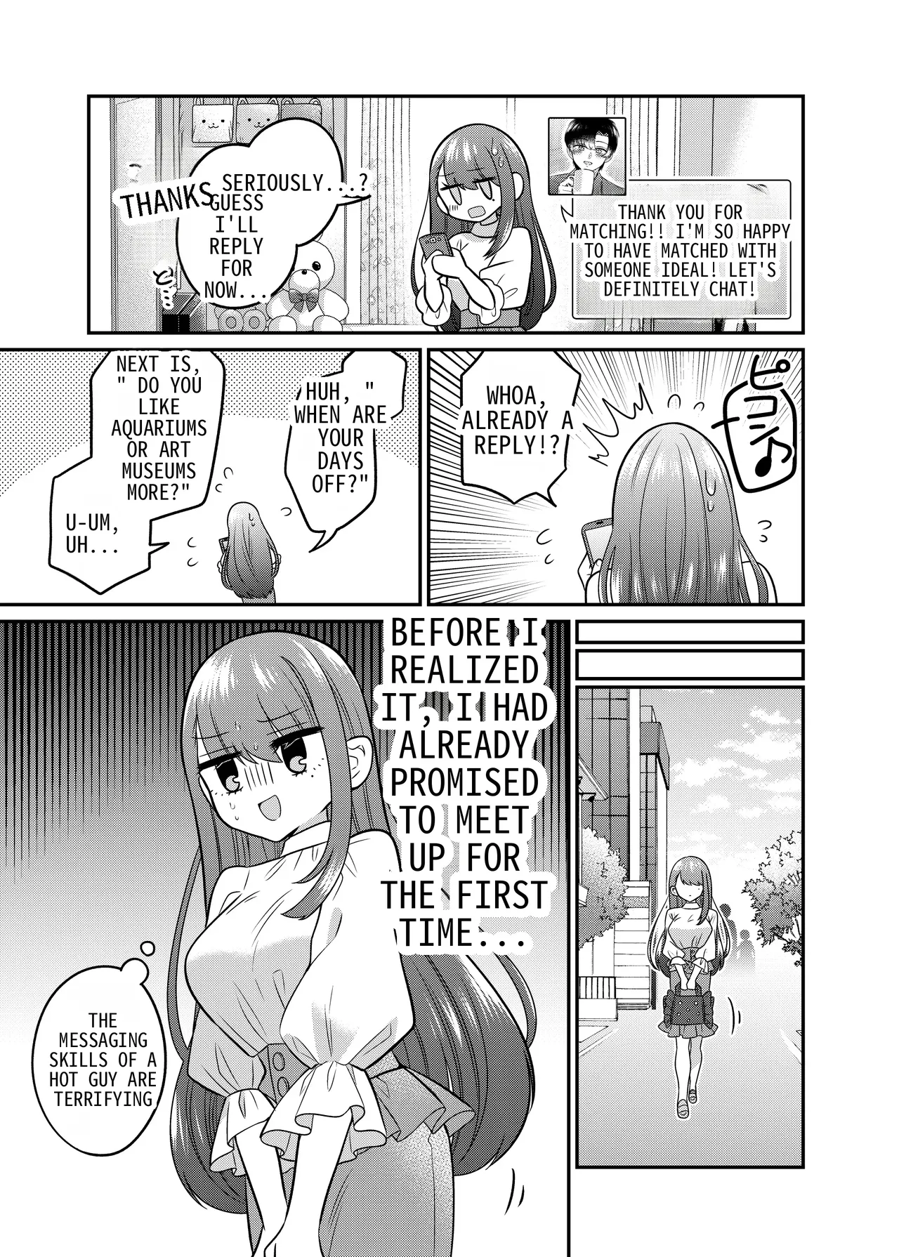 TS Matching Appli ga Kaeta Ore no Subete | TS Matching App Changed My Everything page 14 original parody - sweating kissing hentai manga - read online free