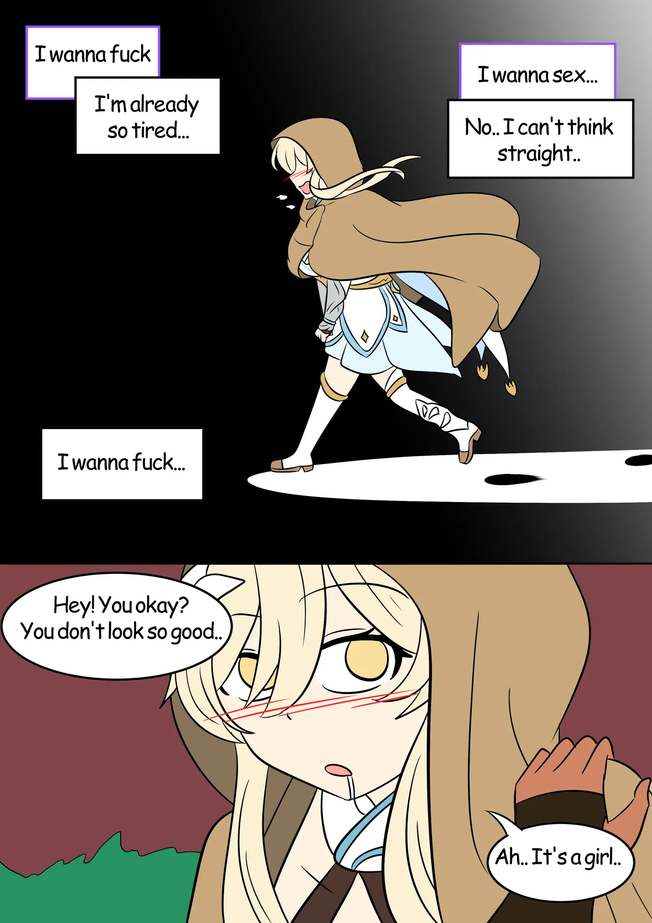 Into the Abyss page 29 featuring lumine genshin impact parody - futanari body swap hentai manga - read online free