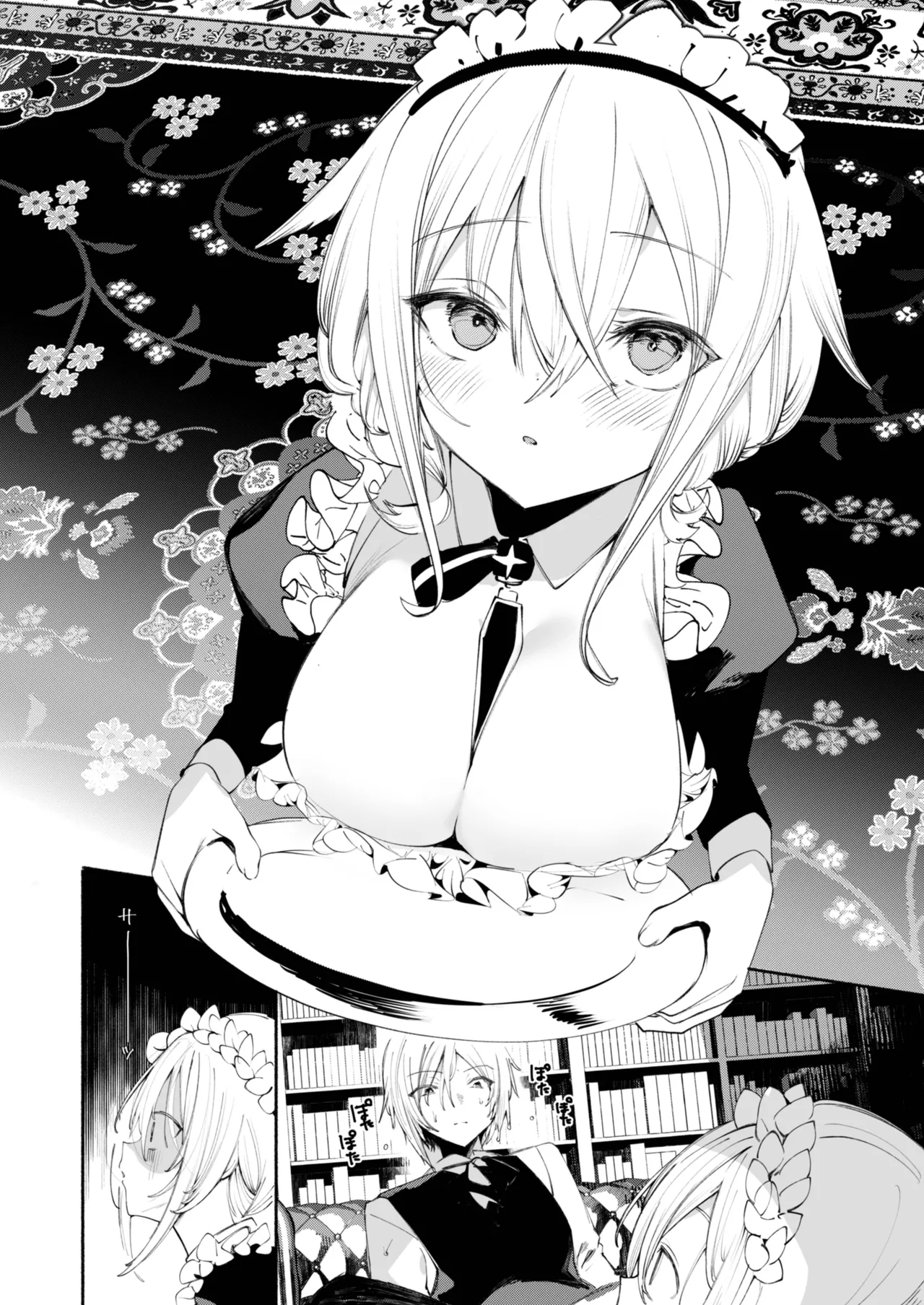 [111 Touban (1-gou)] Downer na Dekachichi Maid-san wa Oshioki Gohoushi o Onedari suru. ~Honshou wa Gehin de Dosukebe Sugiru Sekkyokuteki na Meshitsukai~ - maid of pure greed at knightley manor [Digital] page 11 original parody - sole male nakadashi hentai manga - read online free