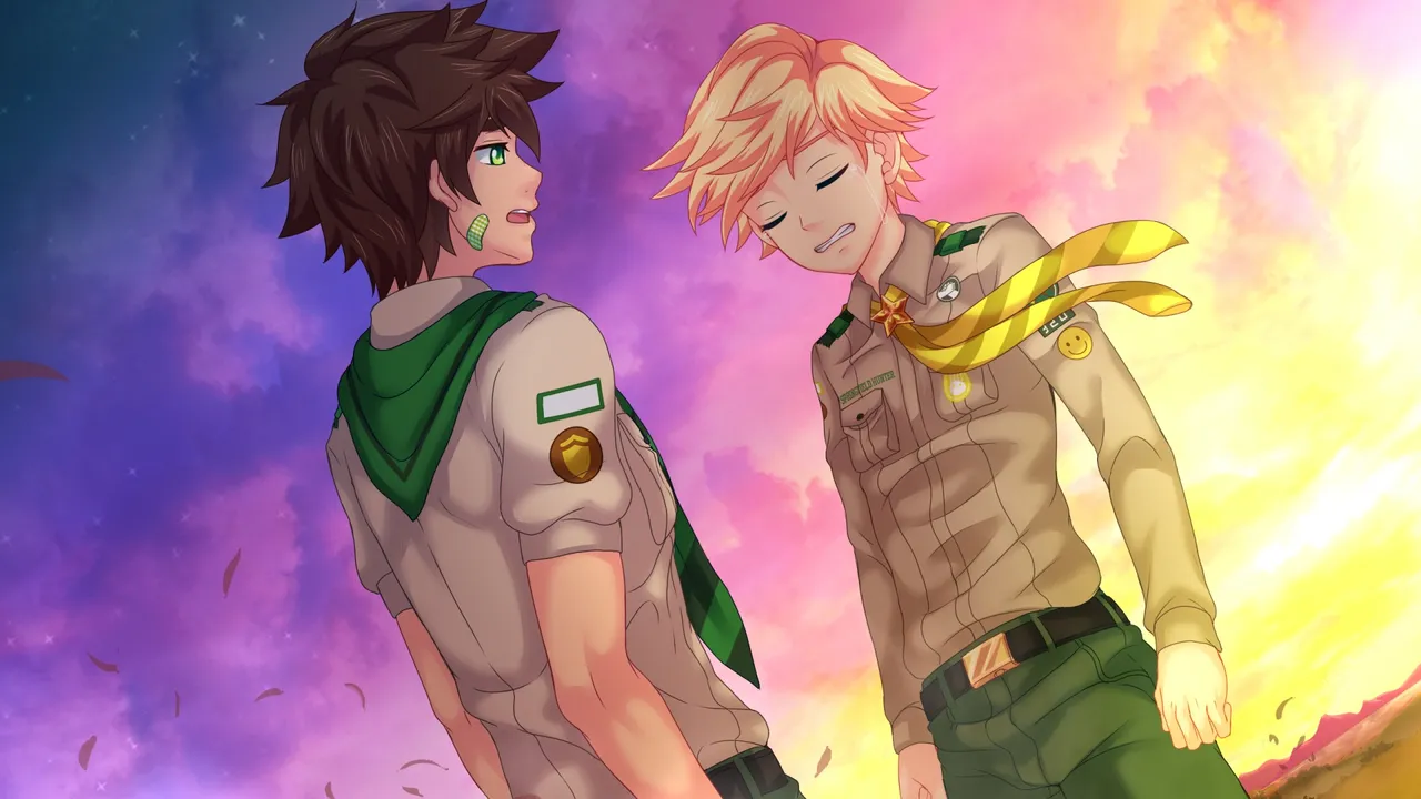 Camp Buddy hunter CGs page 141 featuring keitaro nagame camp buddy parody - uncensored muscle hentai manga - read online free