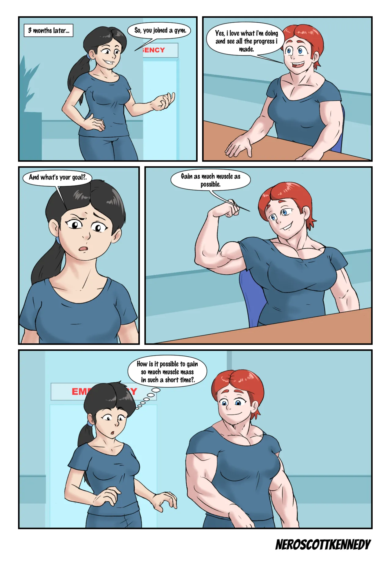 Passionate Growth page 10 - muscle western non-h hentai manga - read online free