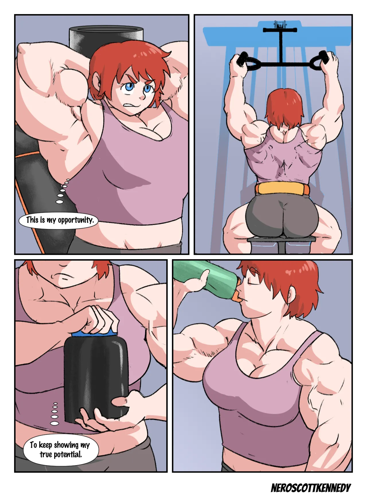 Passionate Growth page 19 - muscle western non-h hentai manga - read online free