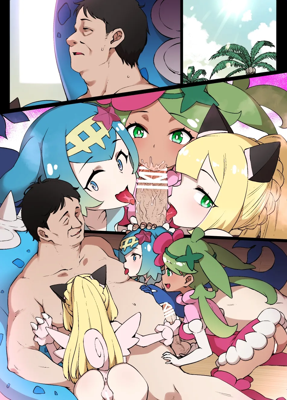 Slave Ball Mind Control: the Alolan Girls & Lana's Mother page 11 featuring lana pokemon parody - sole male thigh high boots hentai manga - read online free