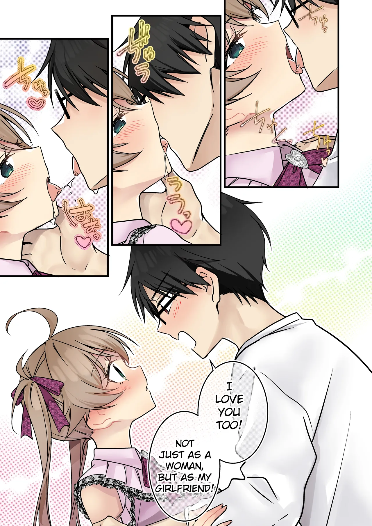 [TSF no F (NOMU)] Shoukan Sareta Succubus ga Boku da Nante Kiitenain desu kedo (Heart) | I Didn't Expect that I'D be the Summoned Succubus (heart) [English] [TheFrogManScans] page 61 original parody - kissing big breasts hentai manga - read online free