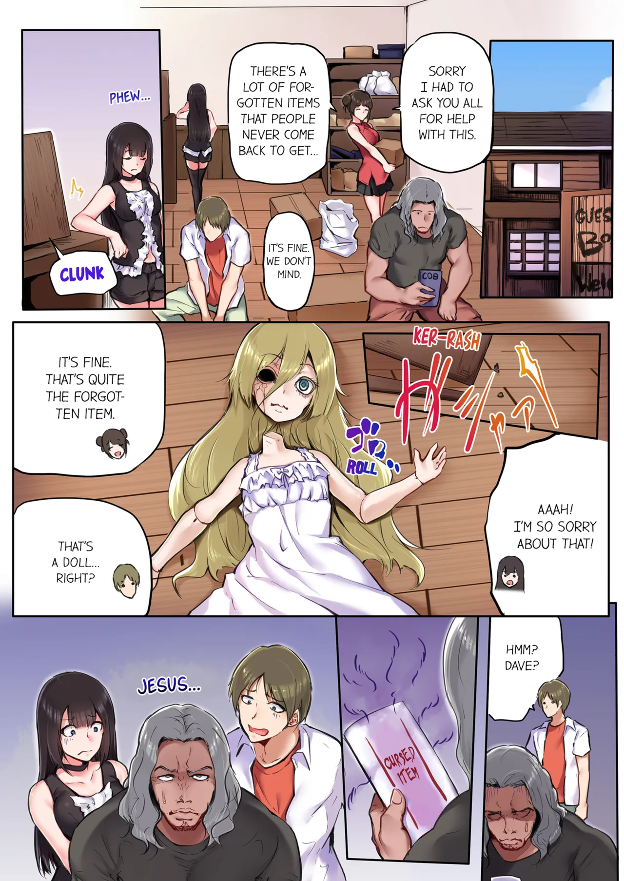 That Won't Fit...! All Night Sex with the Biggest Cock Vol.1-5 page 148 - mmf threesome group hentai manga - read online free