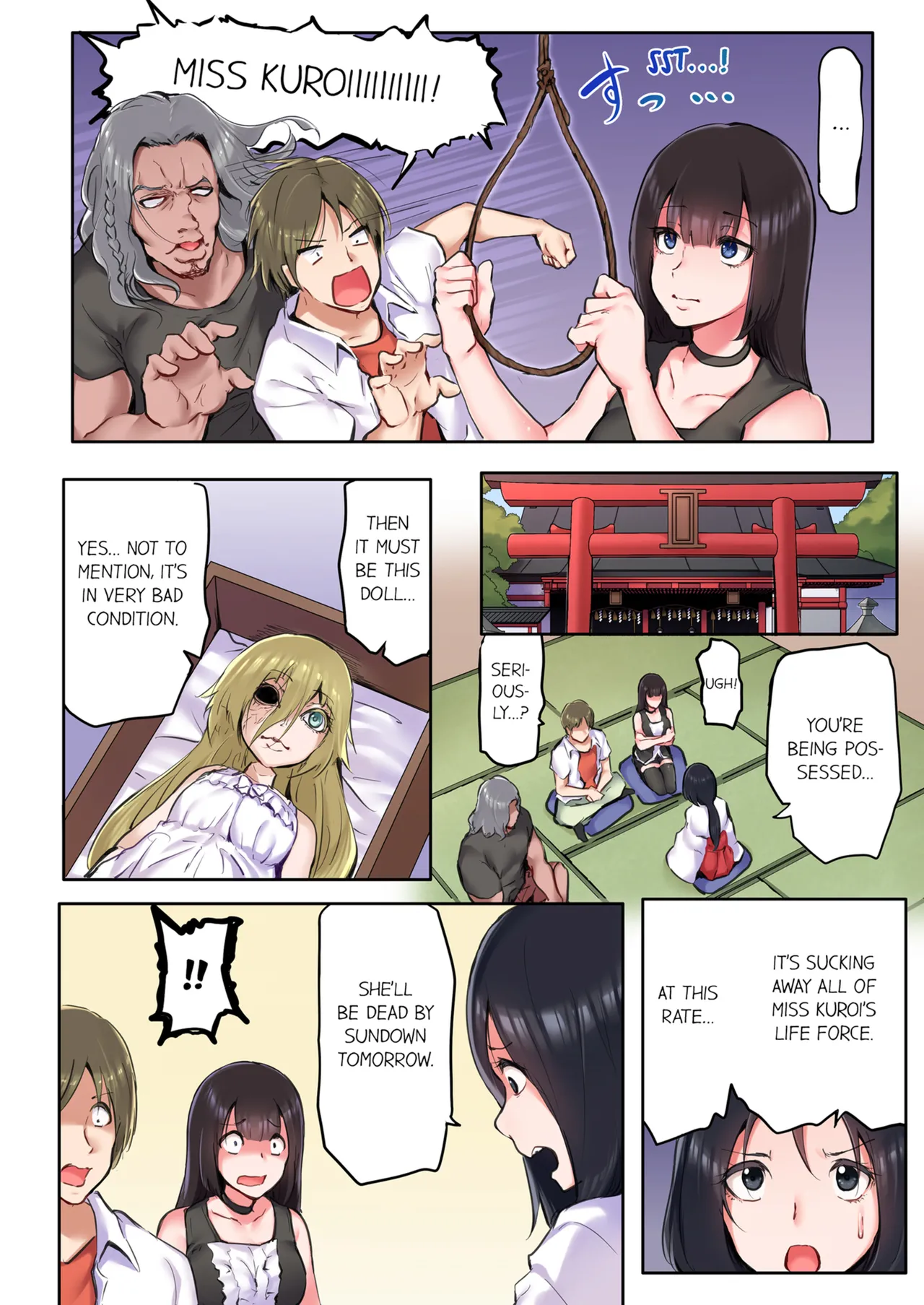 That Won't Fit...! All Night Sex with the Biggest Cock Vol.1-5 page 153 - mmf threesome group hentai manga - read online free