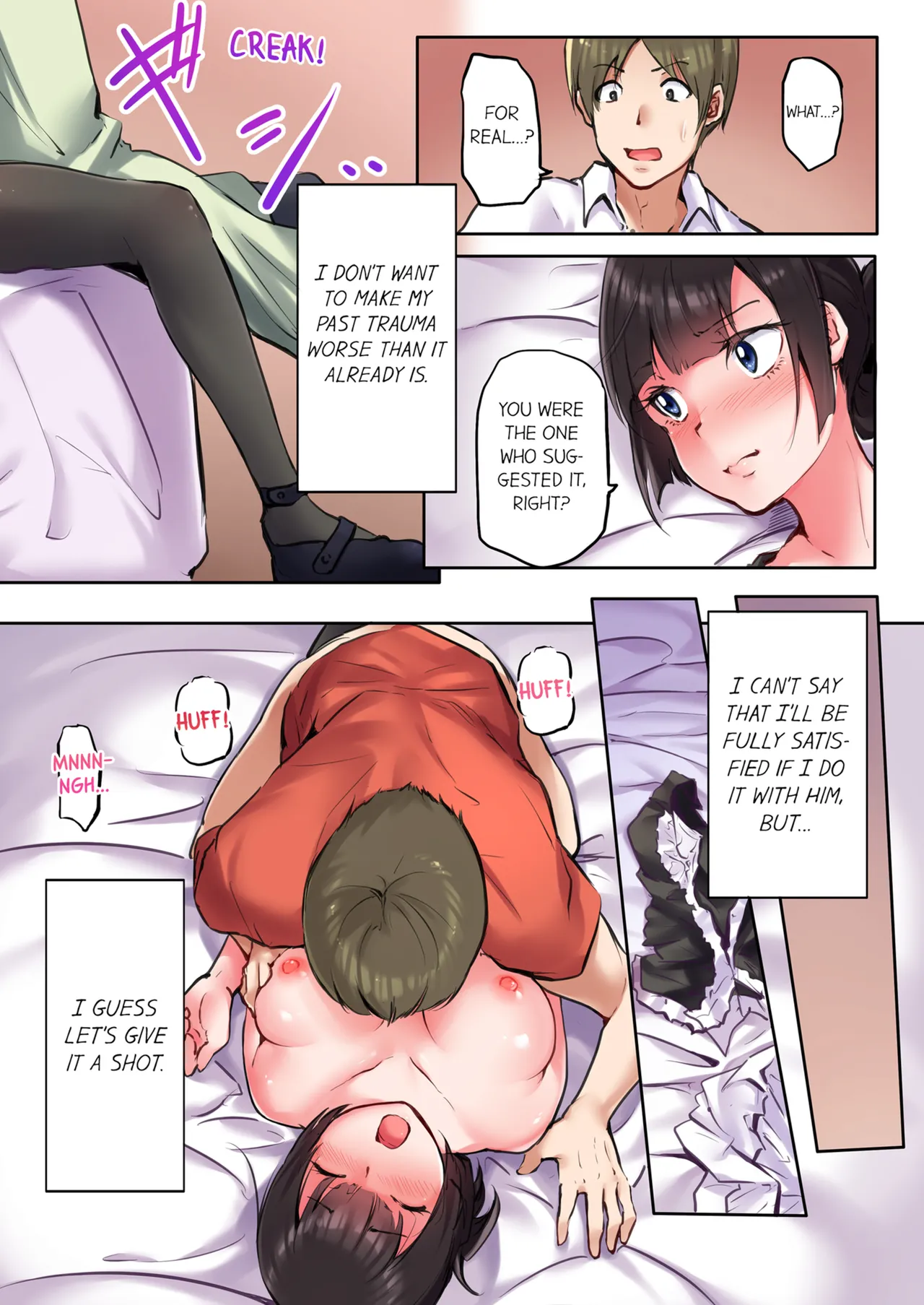 That Won't Fit...! All Night Sex with the Biggest Cock Vol.1-5 page 231 - mmf threesome group hentai manga - read online free