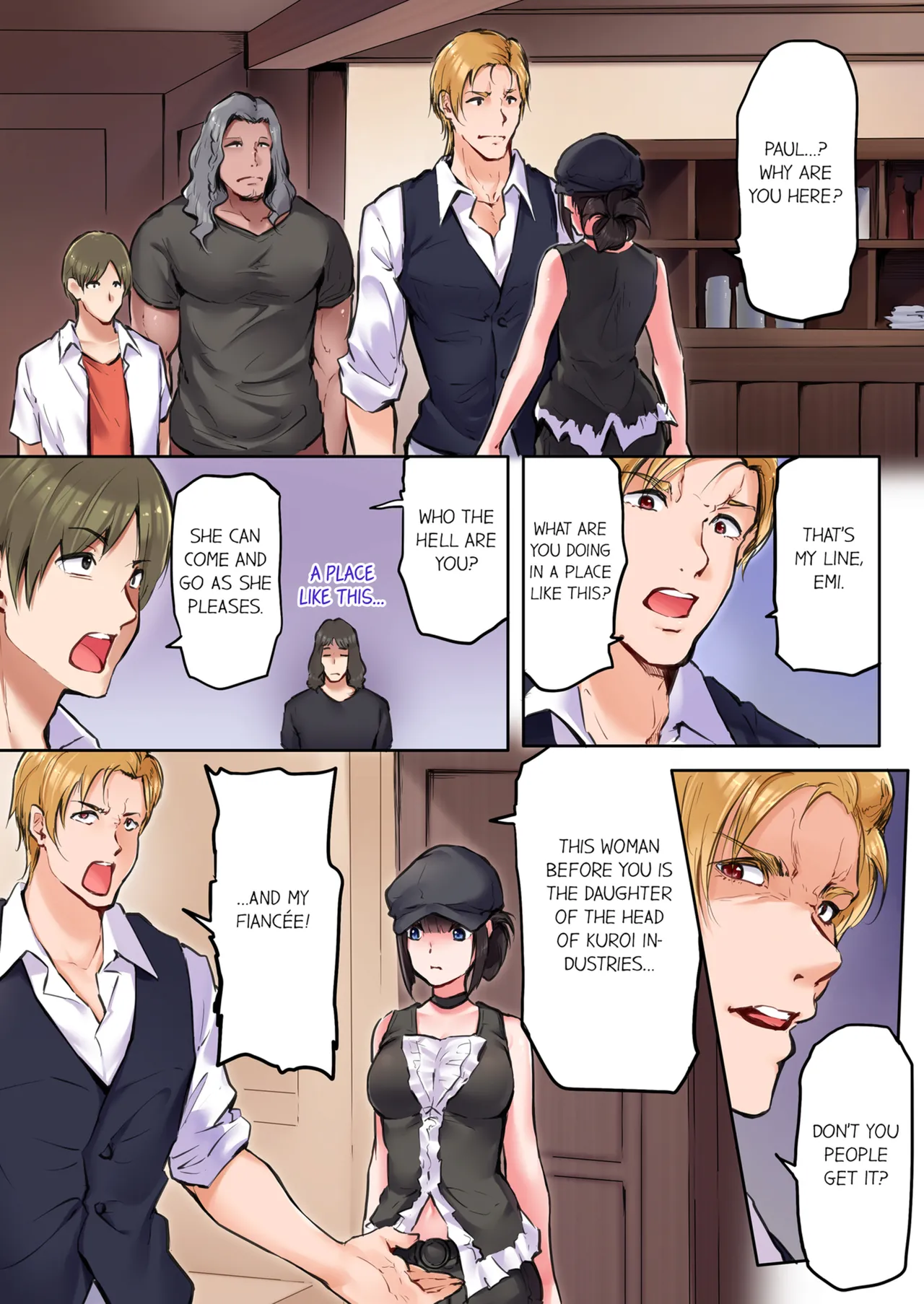 That Won't Fit...! All Night Sex with the Biggest Cock Vol.1-5 page 245 - mmf threesome group hentai manga - read online free