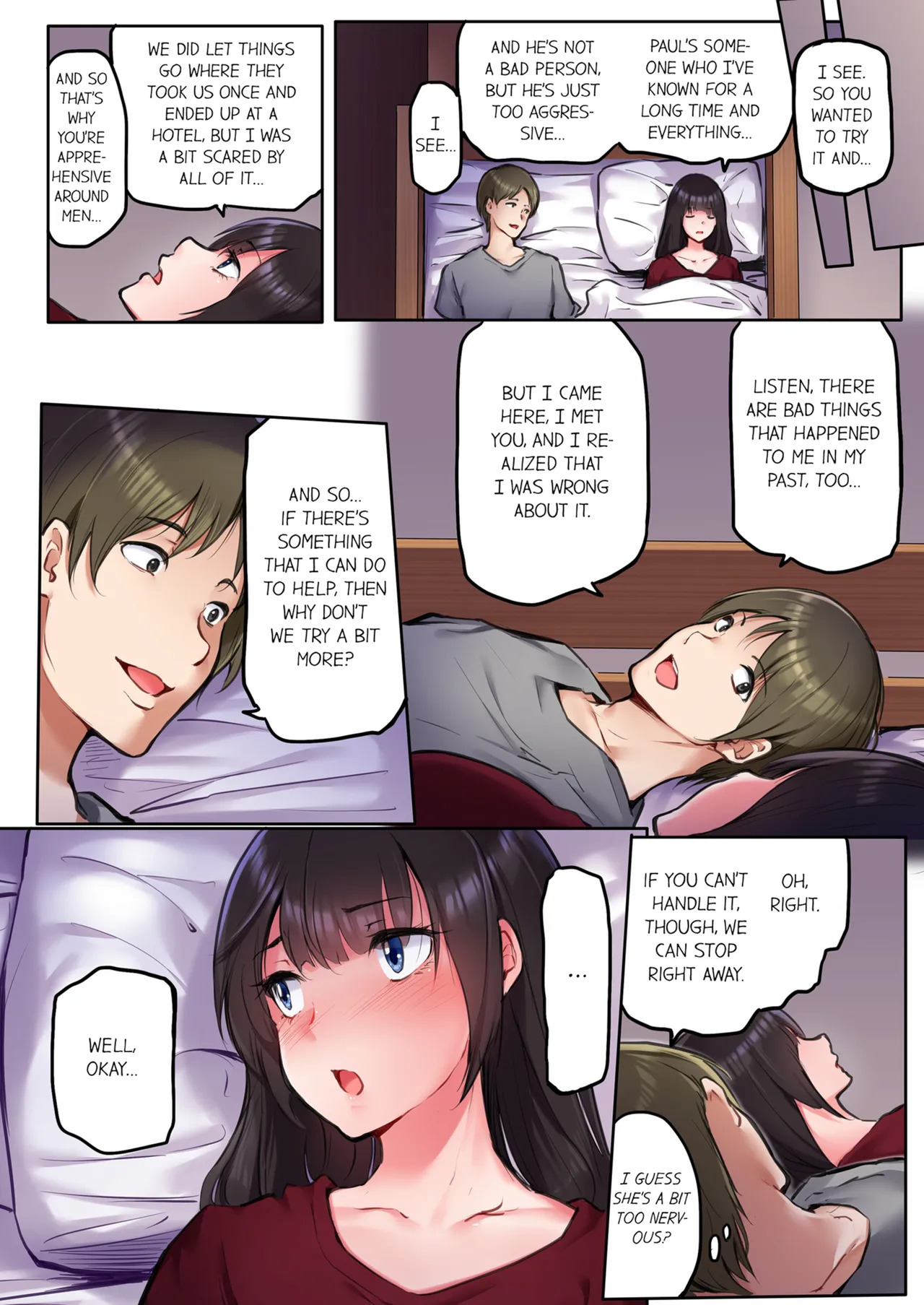 That Won't Fit...! All Night Sex with the Biggest Cock Vol.1-5 page 276 - mmf threesome group hentai manga - read online free