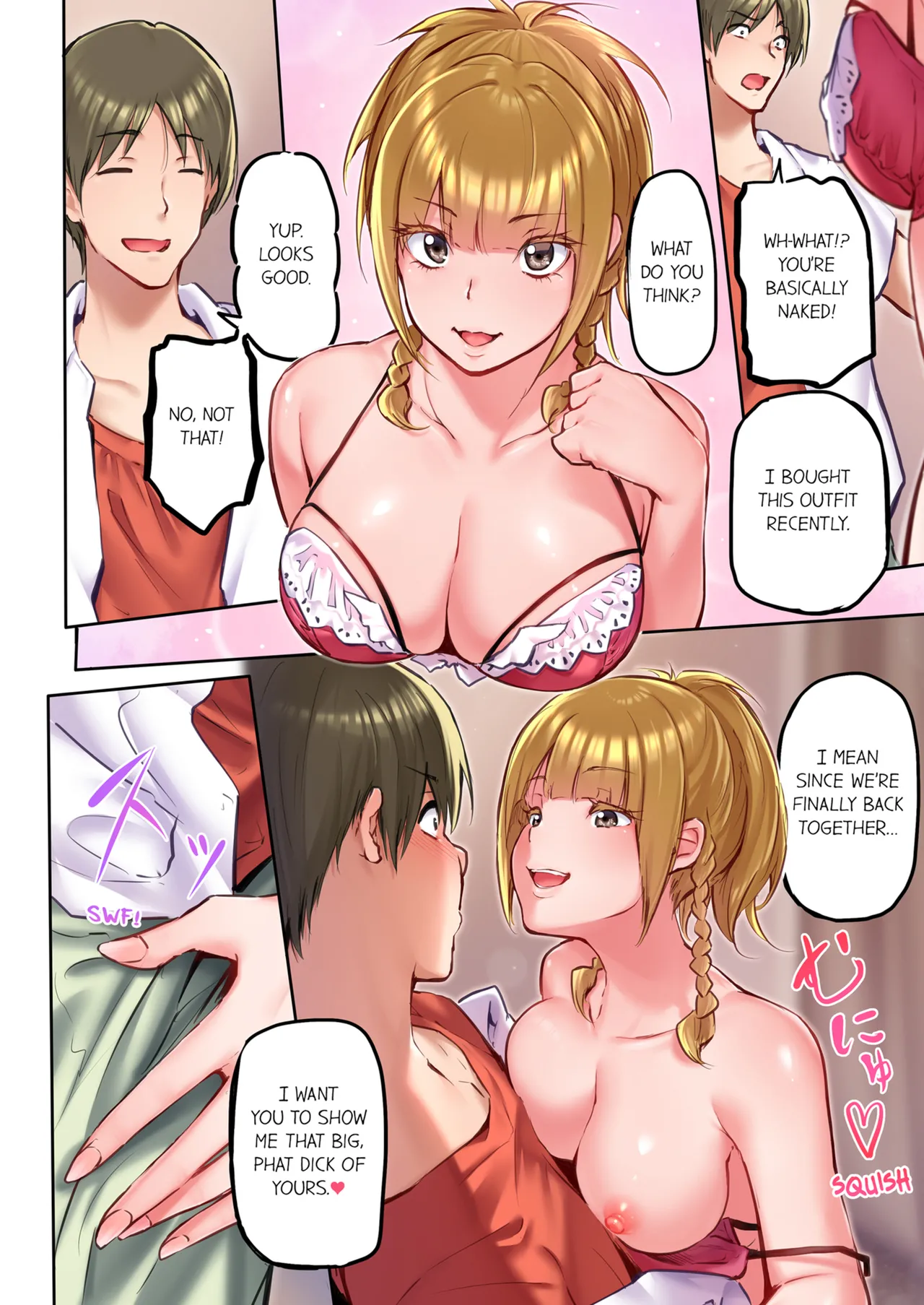 That Won't Fit...! All Night Sex with the Biggest Cock Vol.1-5 page 301 - mmf threesome group hentai manga - read online free