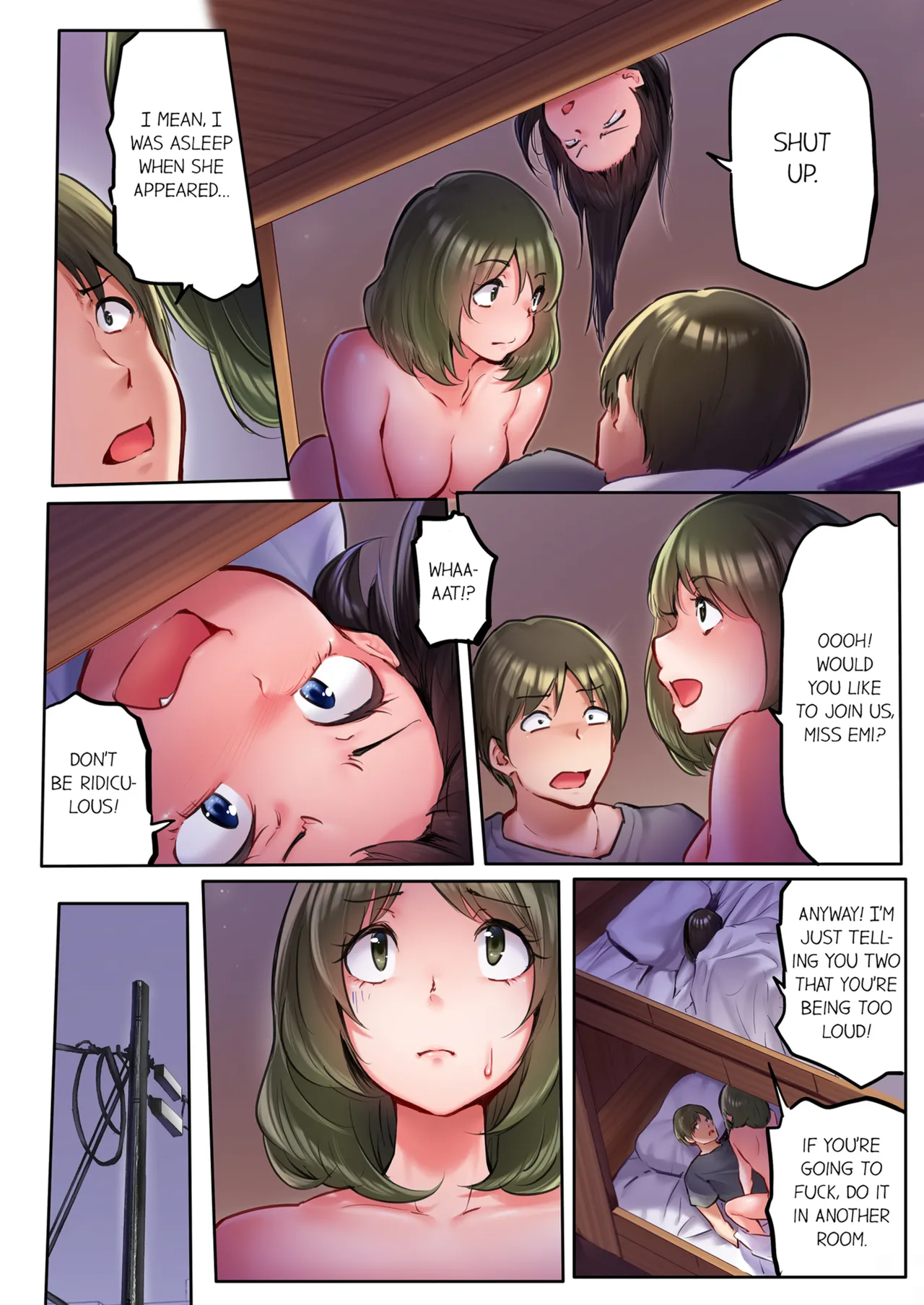 That Won't Fit...! All Night Sex with the Biggest Cock Vol.1-5 page 319 - mmf threesome group hentai manga - read online free