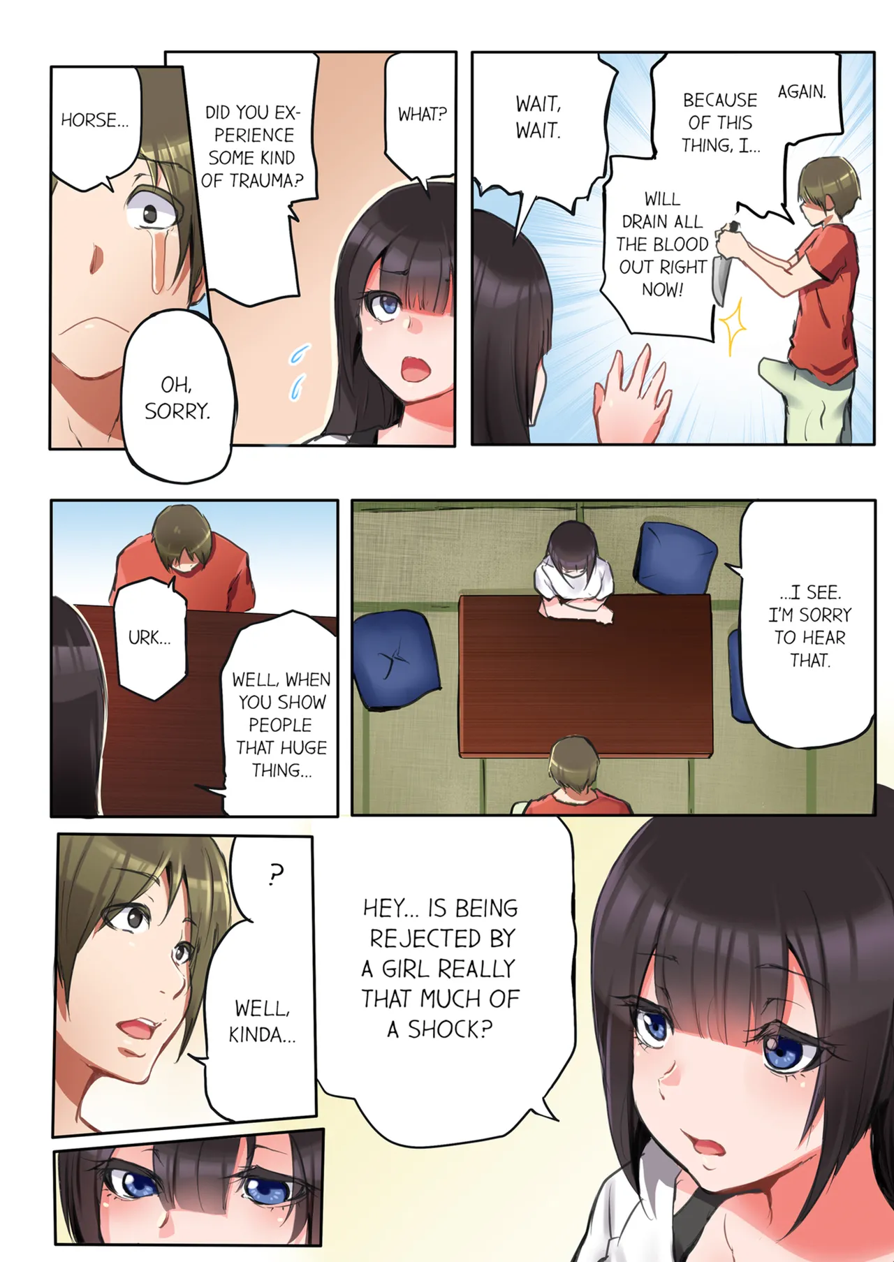 That Won't Fit...! All Night Sex with the Biggest Cock Vol.1-5 page 51 - sole female sole male hentai manga - read online free