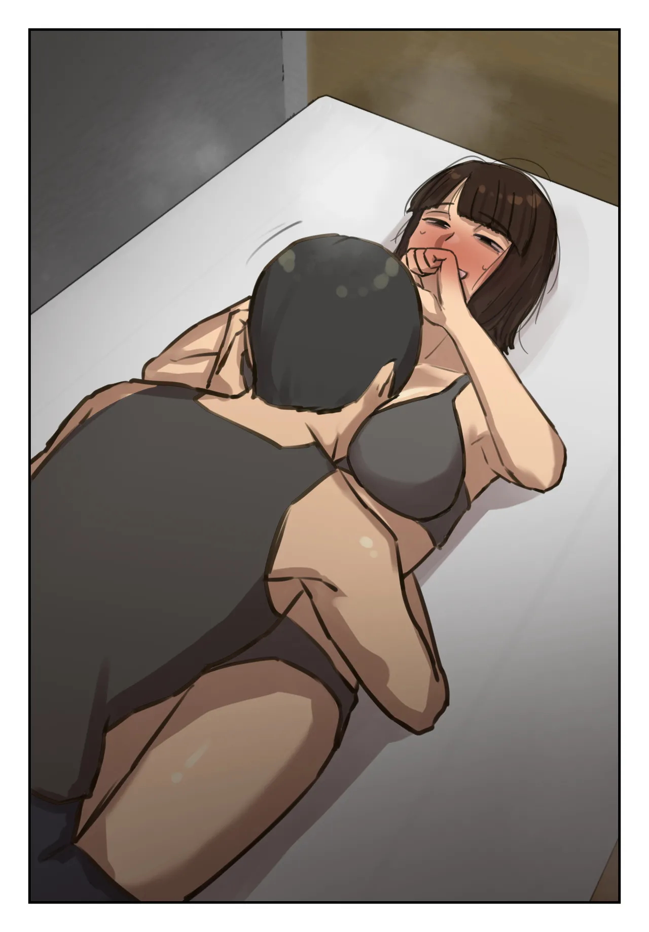 Sotsu Aru ni Ita Menshiki no Nai Fu Tōkō no Kimi ga. page 25 original parody - full color mosaic censorship hentai manga - read online free