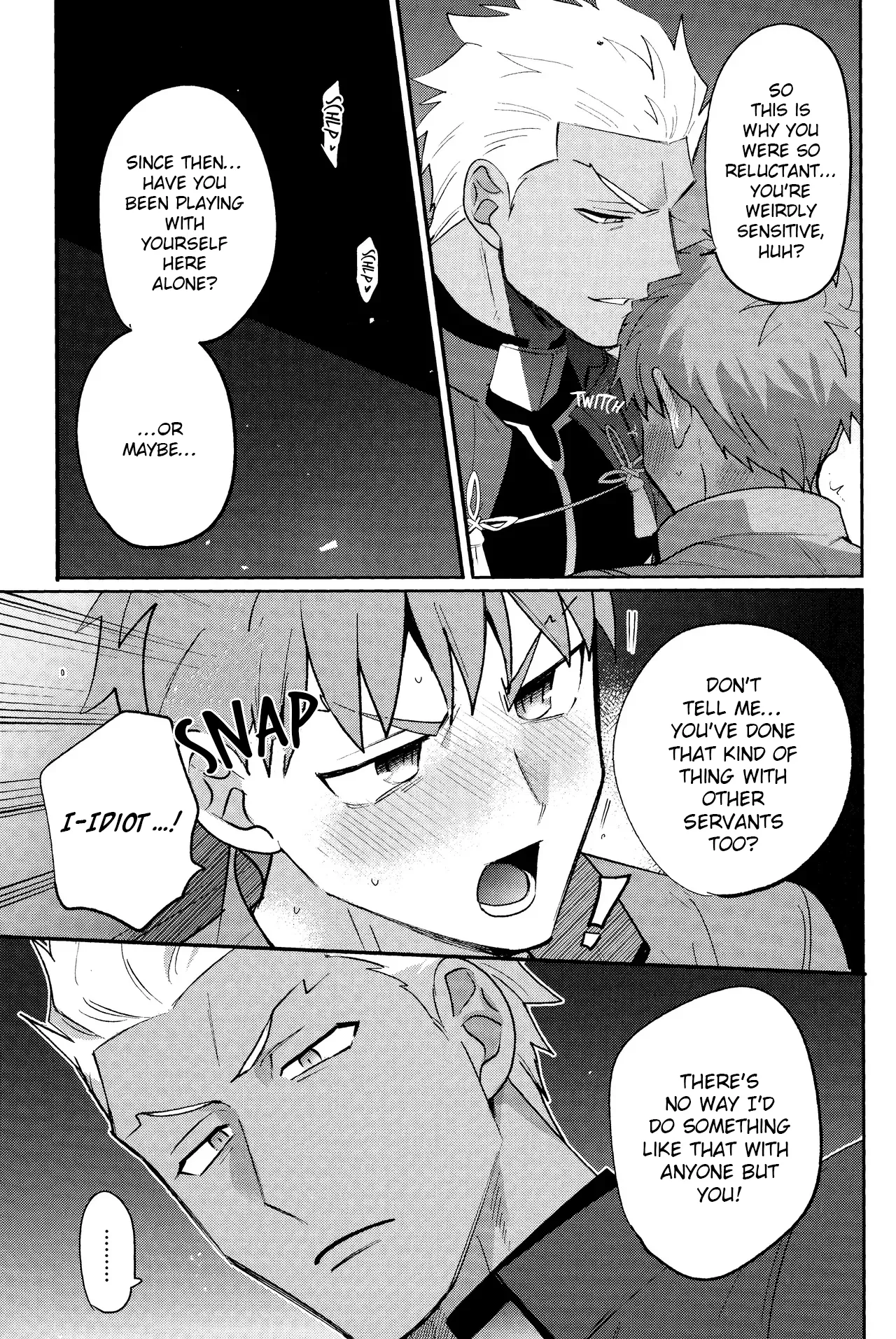 Misshitsu tojikome 24 ji page 12 featuring archer fate stay night parody - kissing dark skin hentai manga - read online free