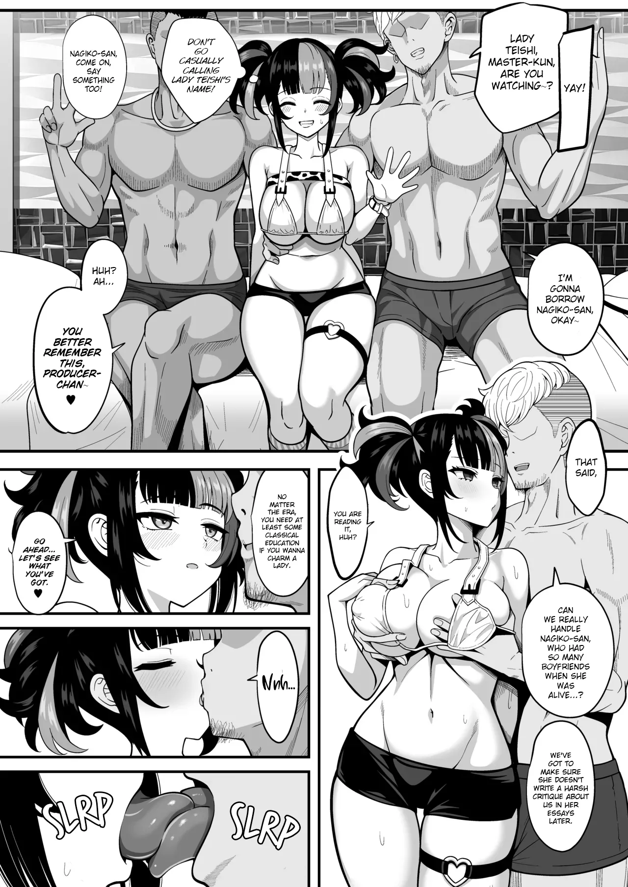 Mizugi Nagiko-san ga Toshishita Joushi to Master no Netorase Shumi ni Tsukiau Hon - Page 8