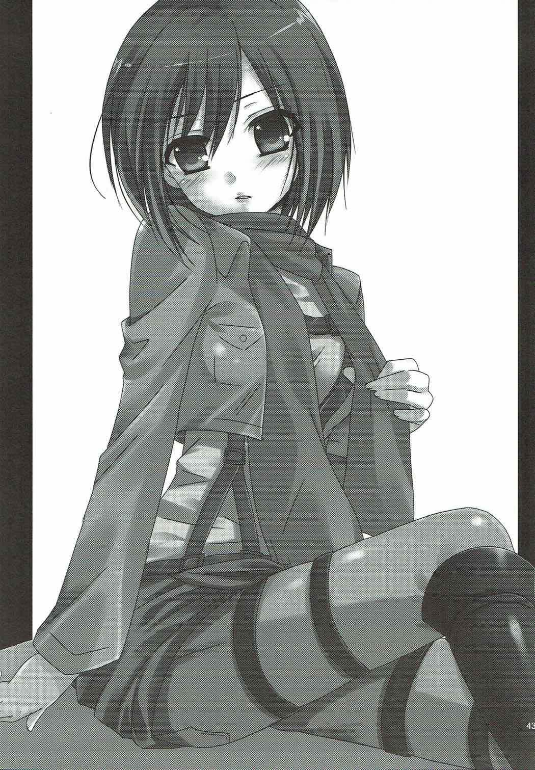 Annie leohart page 73 featuring mikasa ackerman shingeki no kyojin parody - compilation hentai manga - read online free